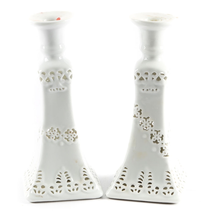 Pierced Candle Holders
