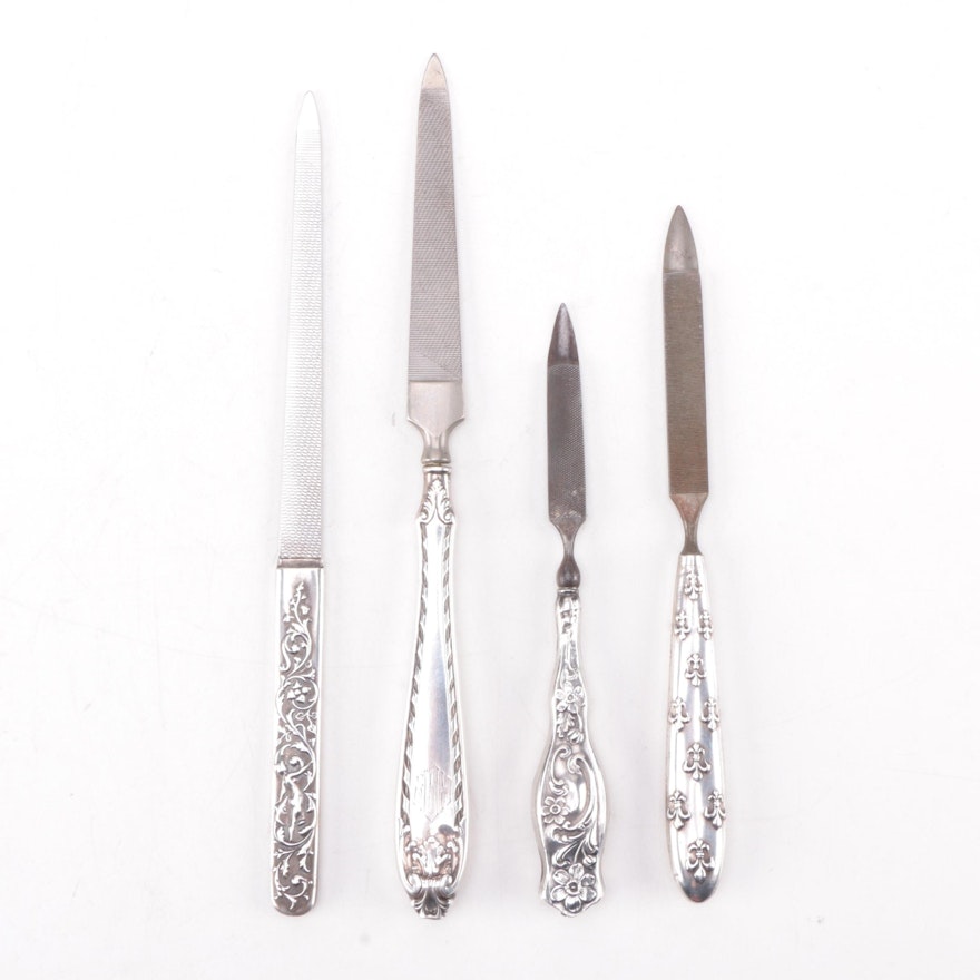 Lunt Silversmiths and Other Sterling Handled Nail Files