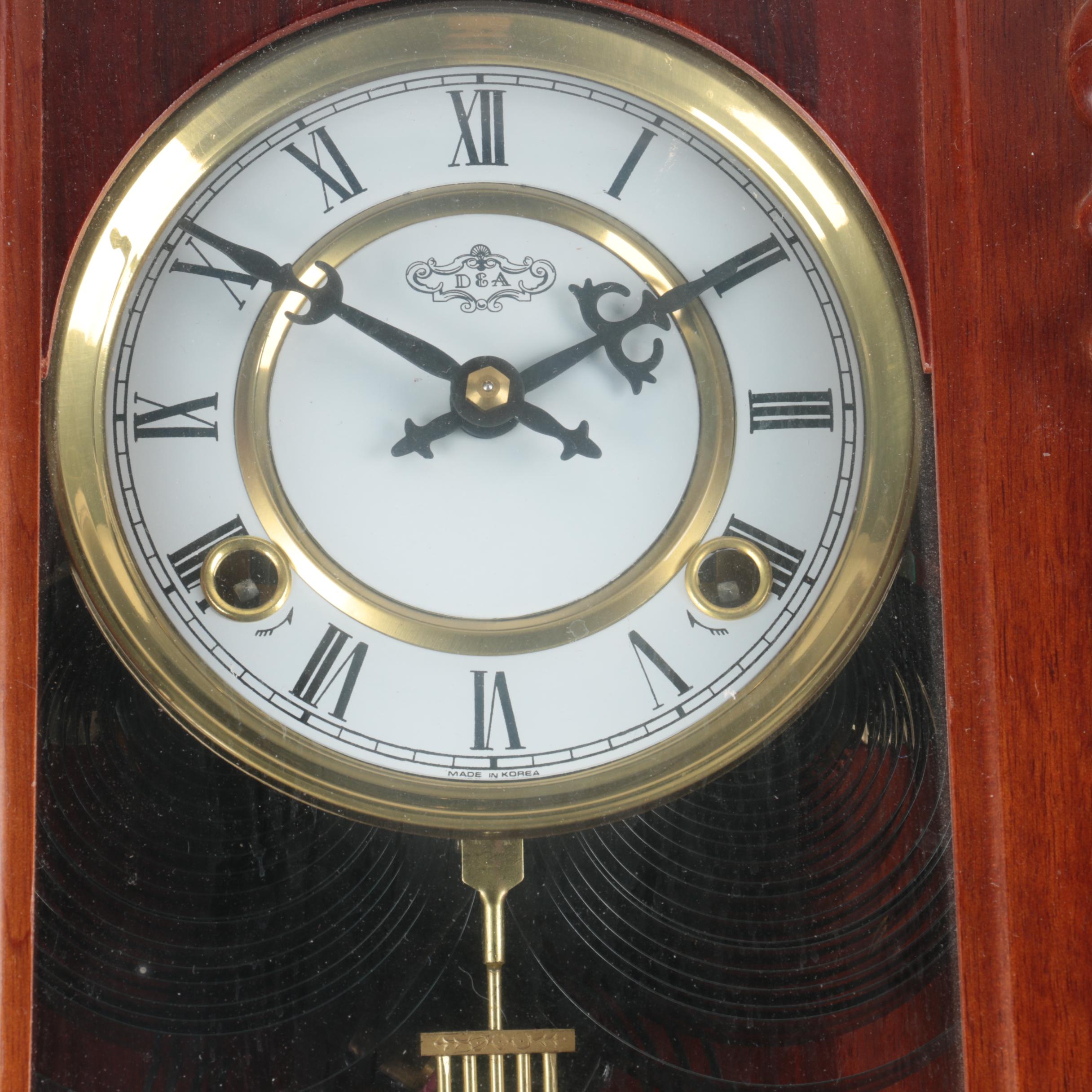D & A Pendulum Wall Clock