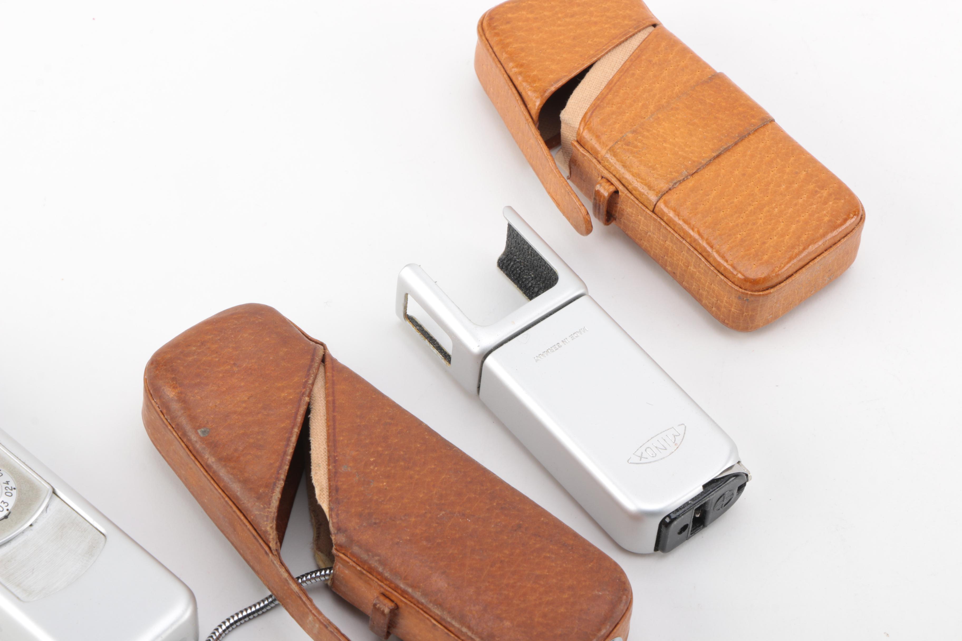 Vintage Minox Wetzlar, Voigtlander, Ansco Lancer, and Kodak Brownie Reflex Cameras