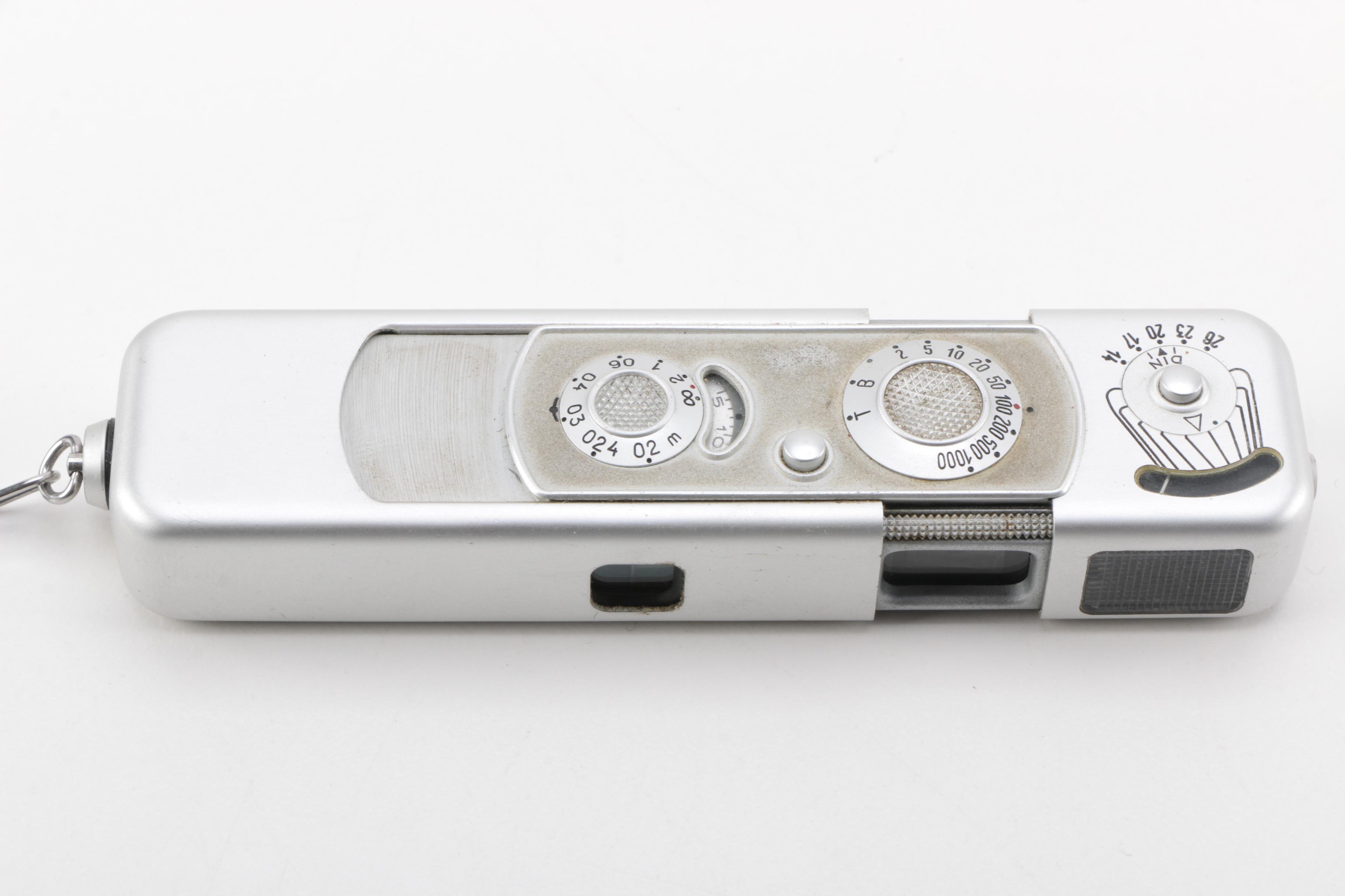 Vintage Minox Wetzlar, Voigtlander, Ansco Lancer, and Kodak Brownie Reflex Cameras