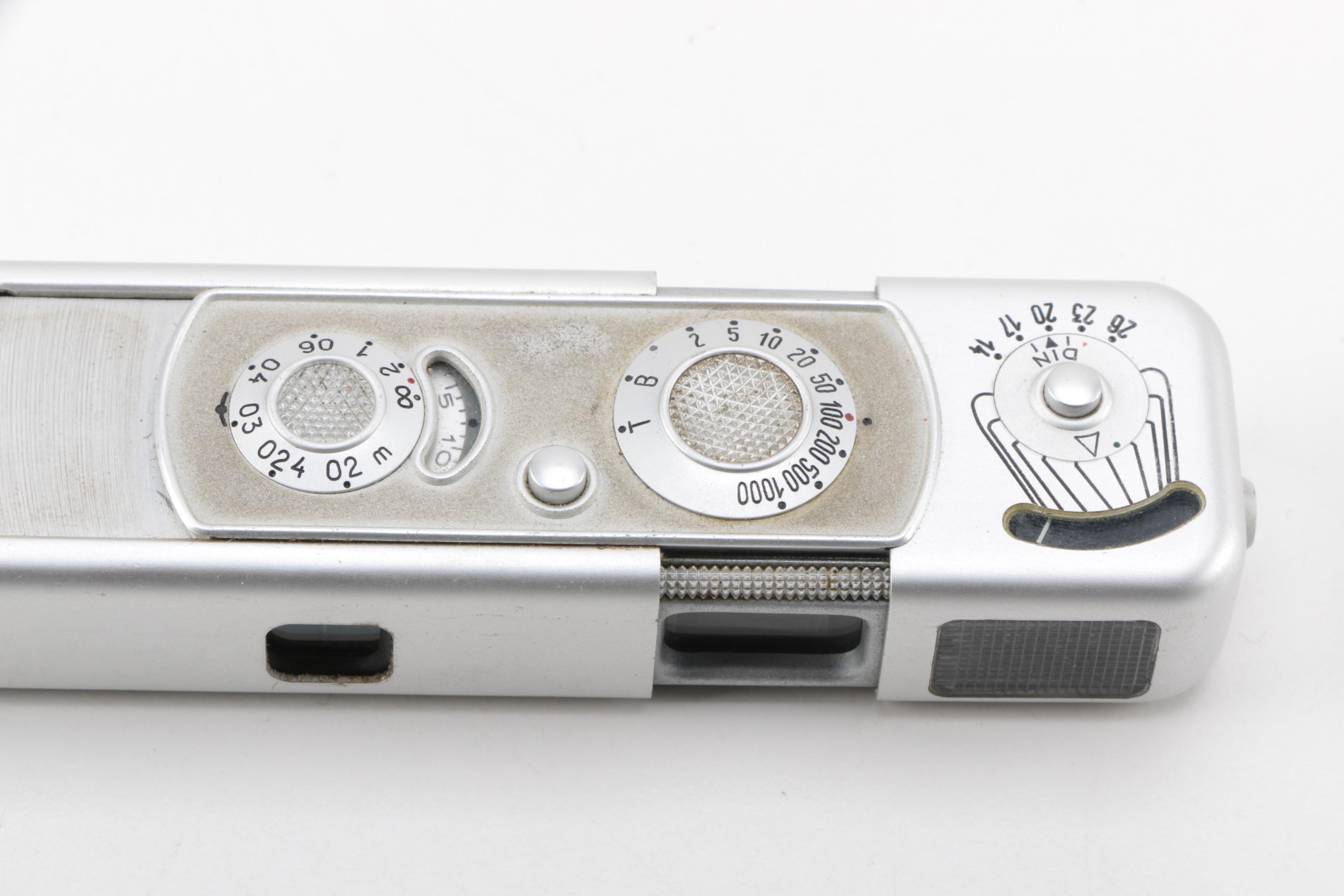 Vintage Minox Wetzlar, Voigtlander, Ansco Lancer, and Kodak Brownie Reflex Cameras