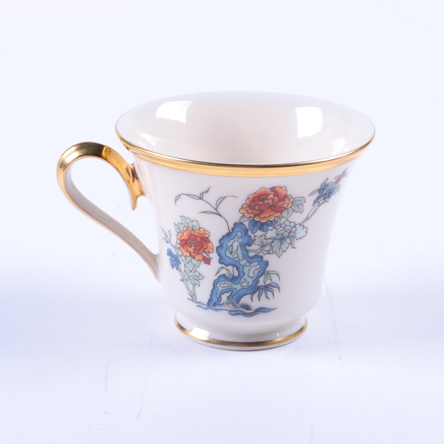 Lenox "Red Lacquer" Porcelain Teacup