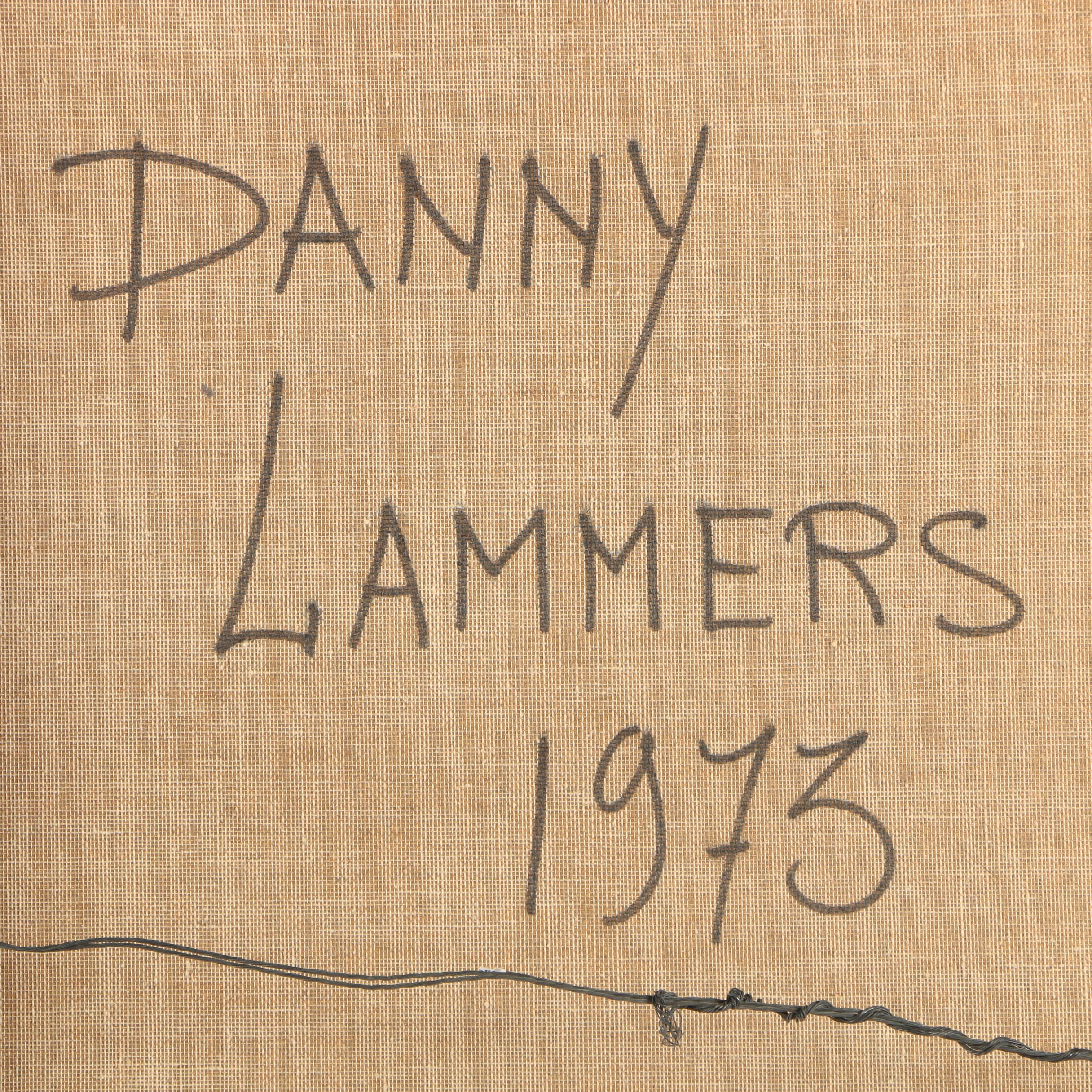 Danny Lammers Oil Painting on Canvas of Harbor Scene