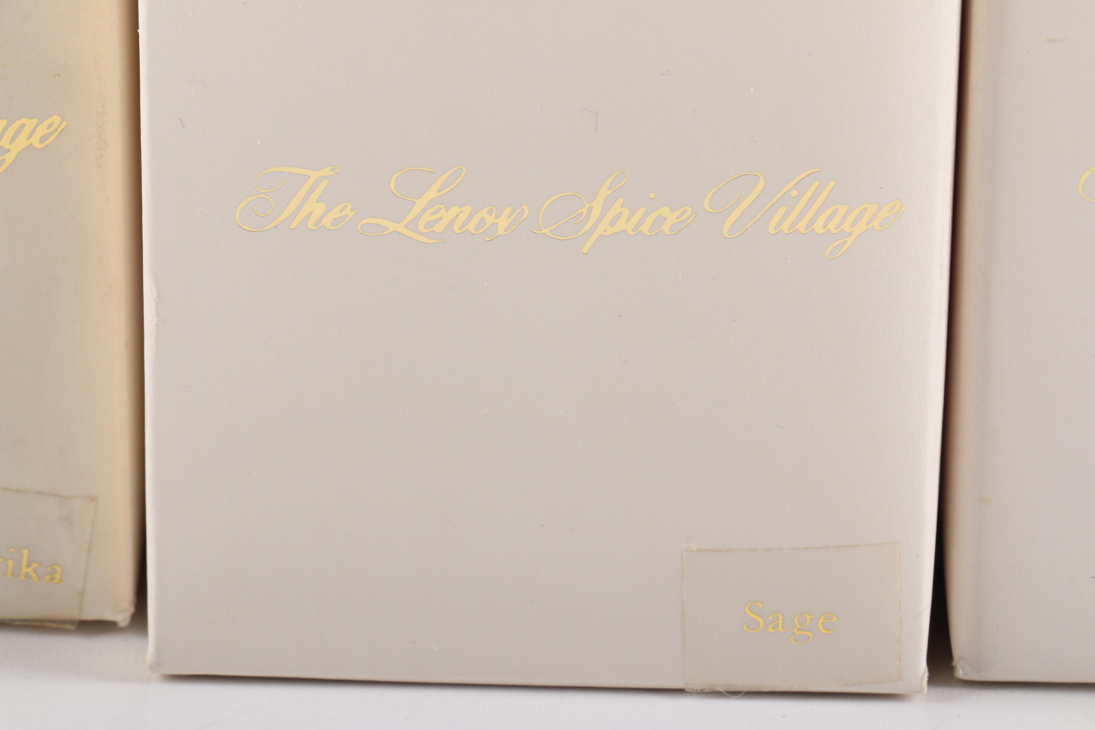 1989 Lenox Porcelain "Spice Village" Set