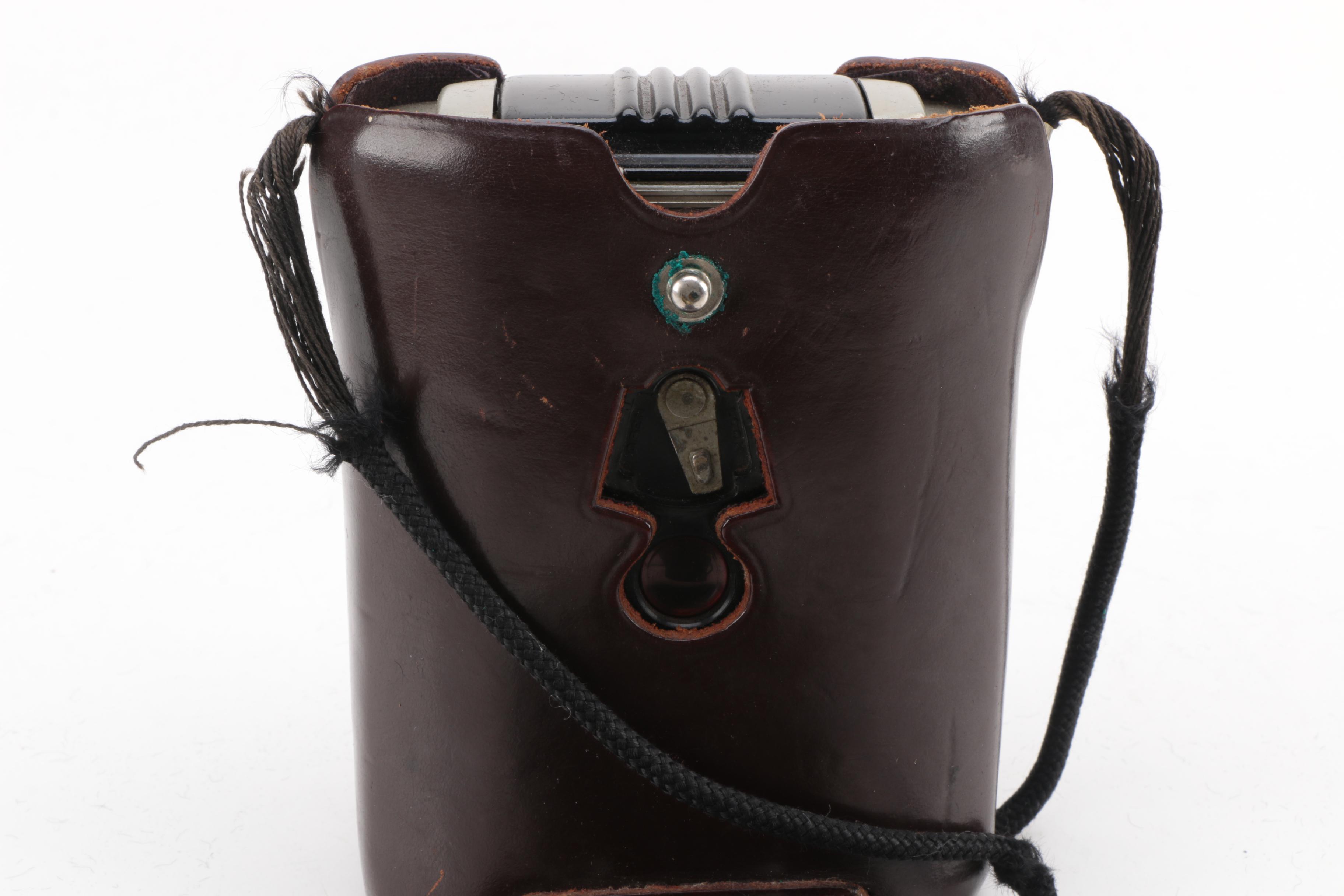 Vintage Minox Wetzlar, Voigtlander, Ansco Lancer, and Kodak Brownie Reflex Cameras