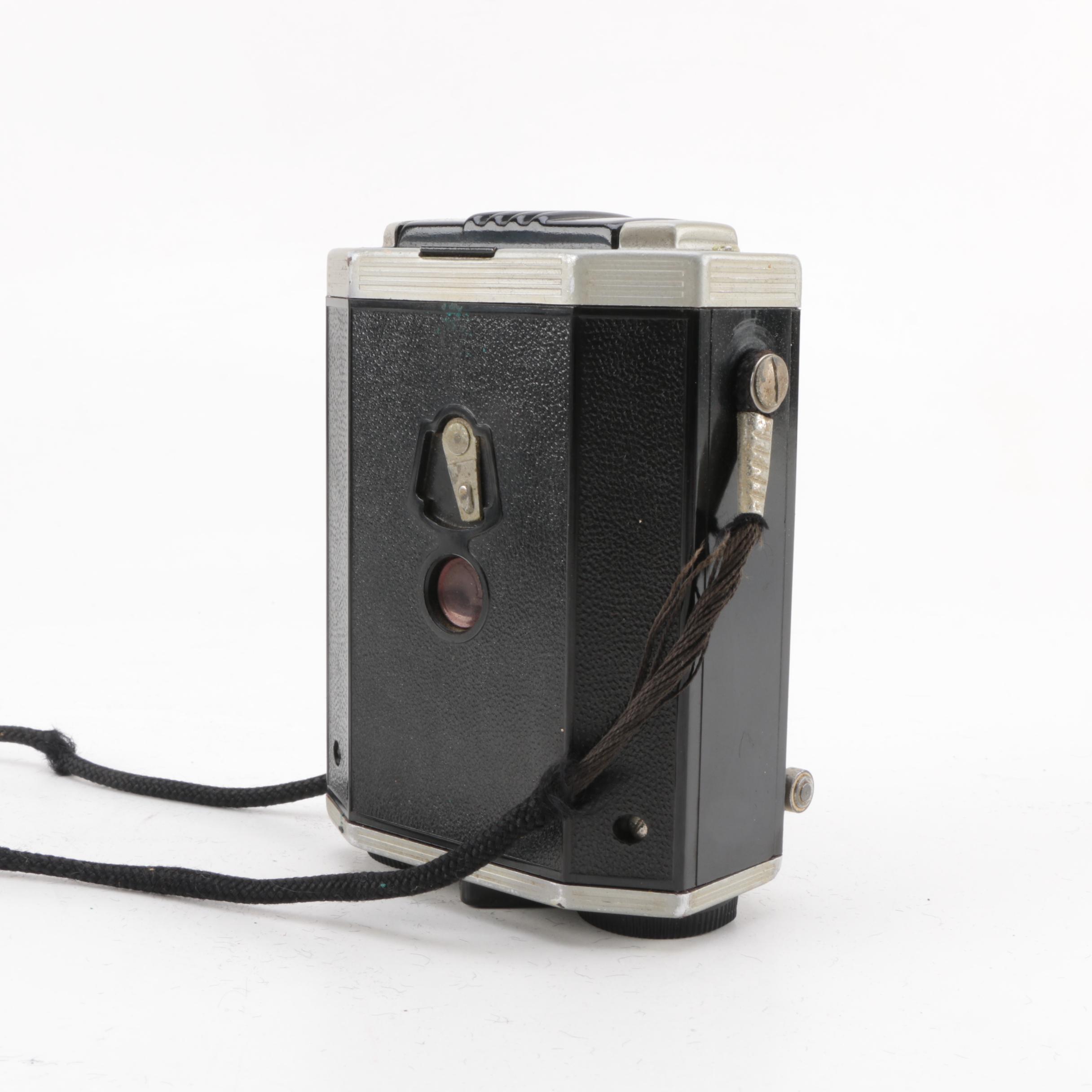 Vintage Minox Wetzlar, Voigtlander, Ansco Lancer, and Kodak Brownie Reflex Cameras