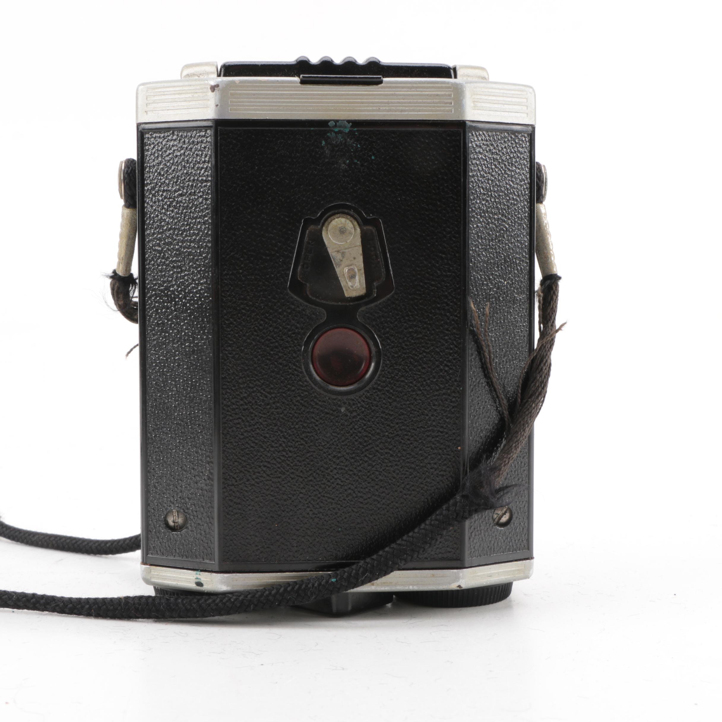 Vintage Minox Wetzlar, Voigtlander, Ansco Lancer, and Kodak Brownie Reflex Cameras