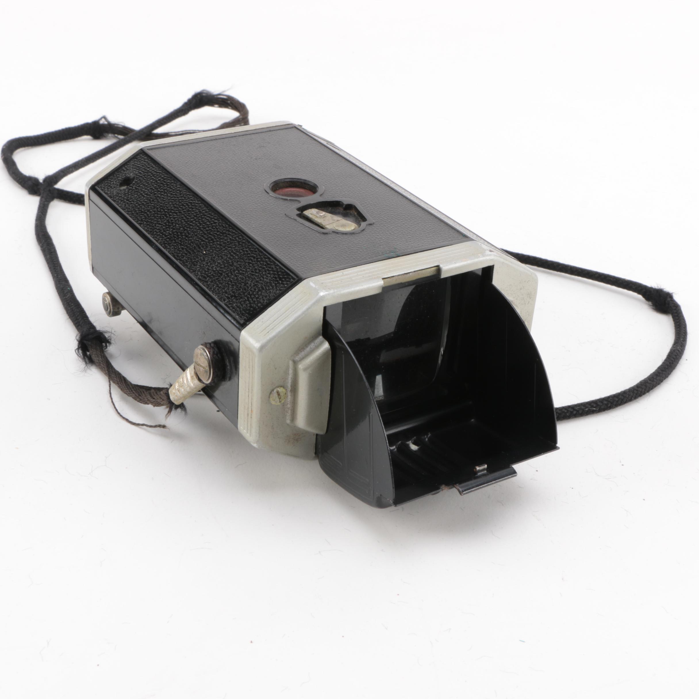 Vintage Minox Wetzlar, Voigtlander, Ansco Lancer, and Kodak Brownie Reflex Cameras