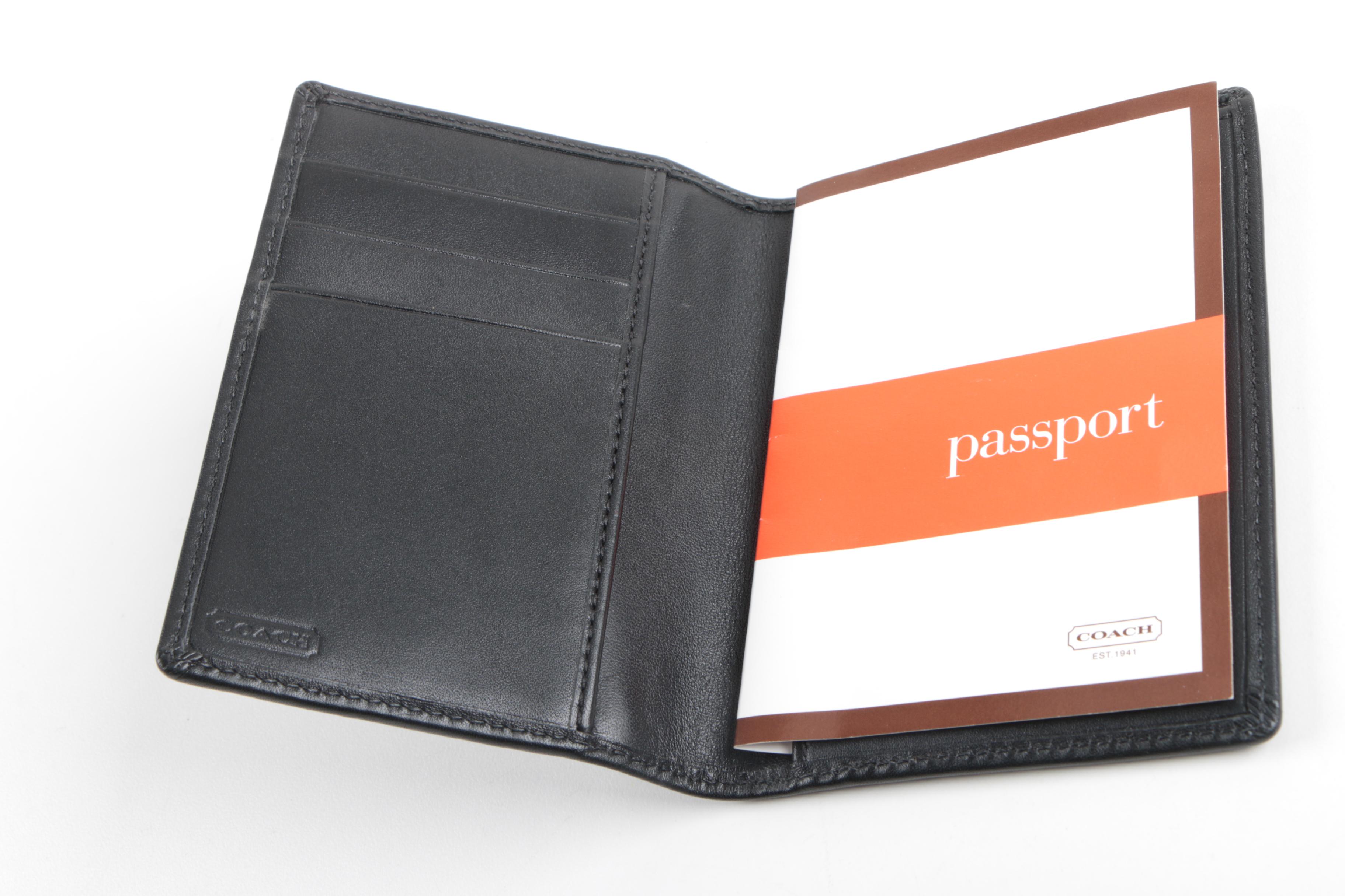 Coach Passport Covers
