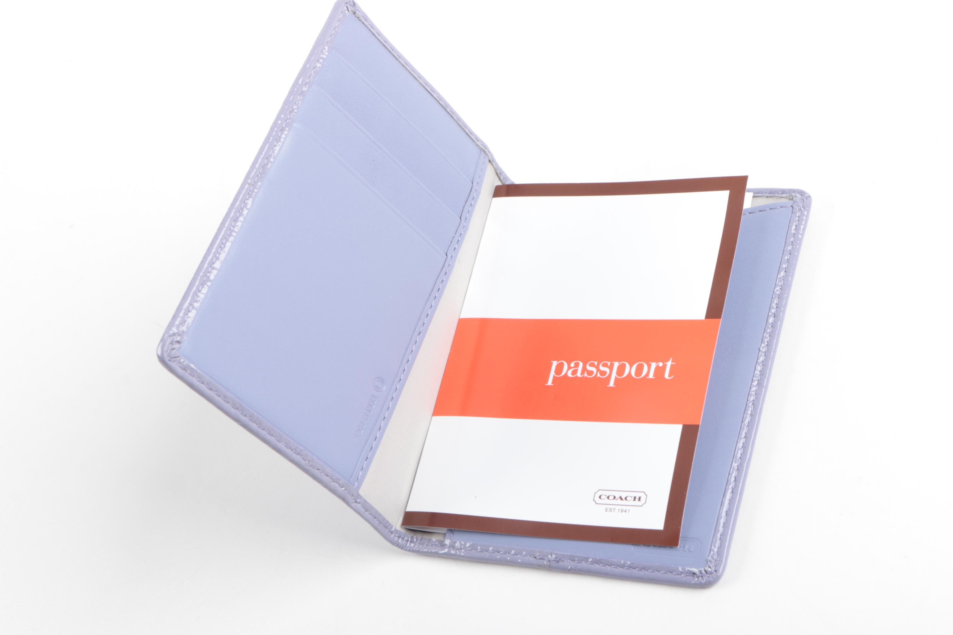 Coach Passport Covers