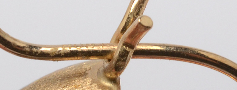 10K White and Yellow Gold Hinged Bracelet