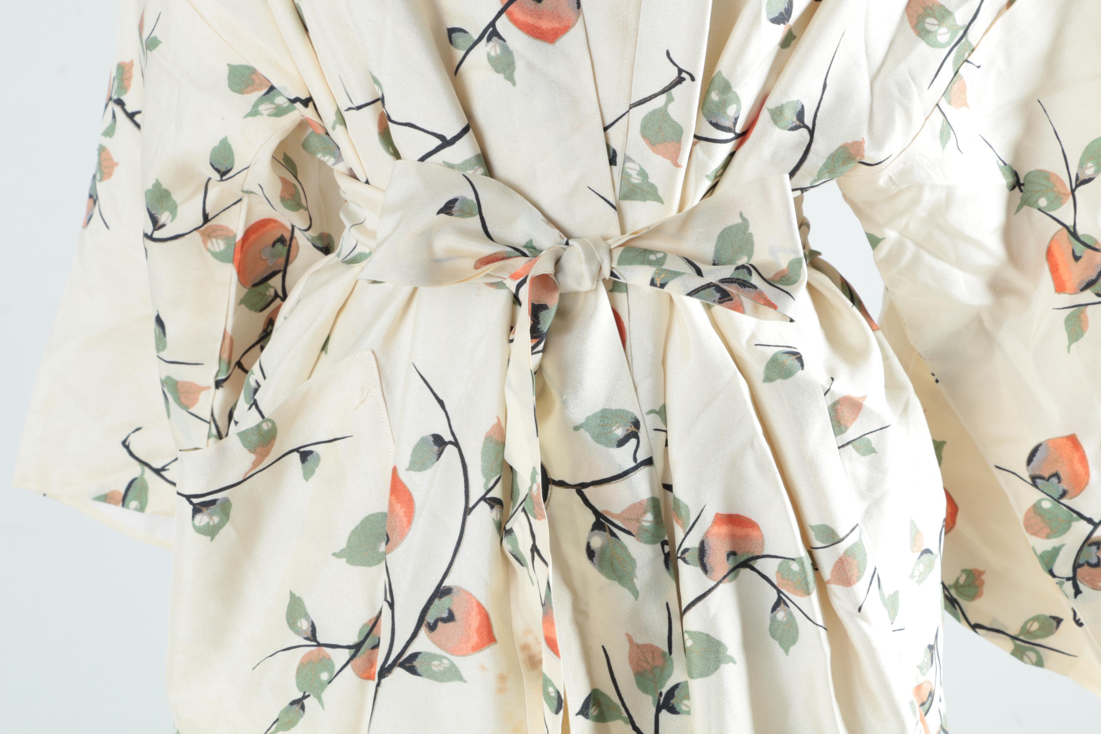 Women's Vintage Silk Robe