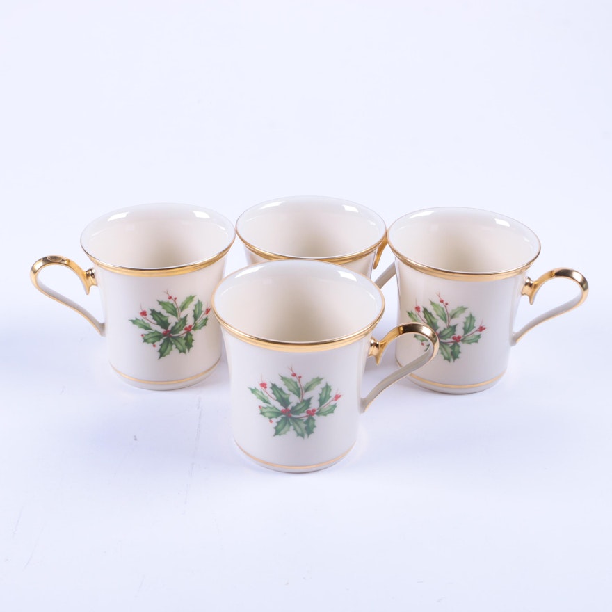 Lenox "Holiday" Porcelain Mug Collection