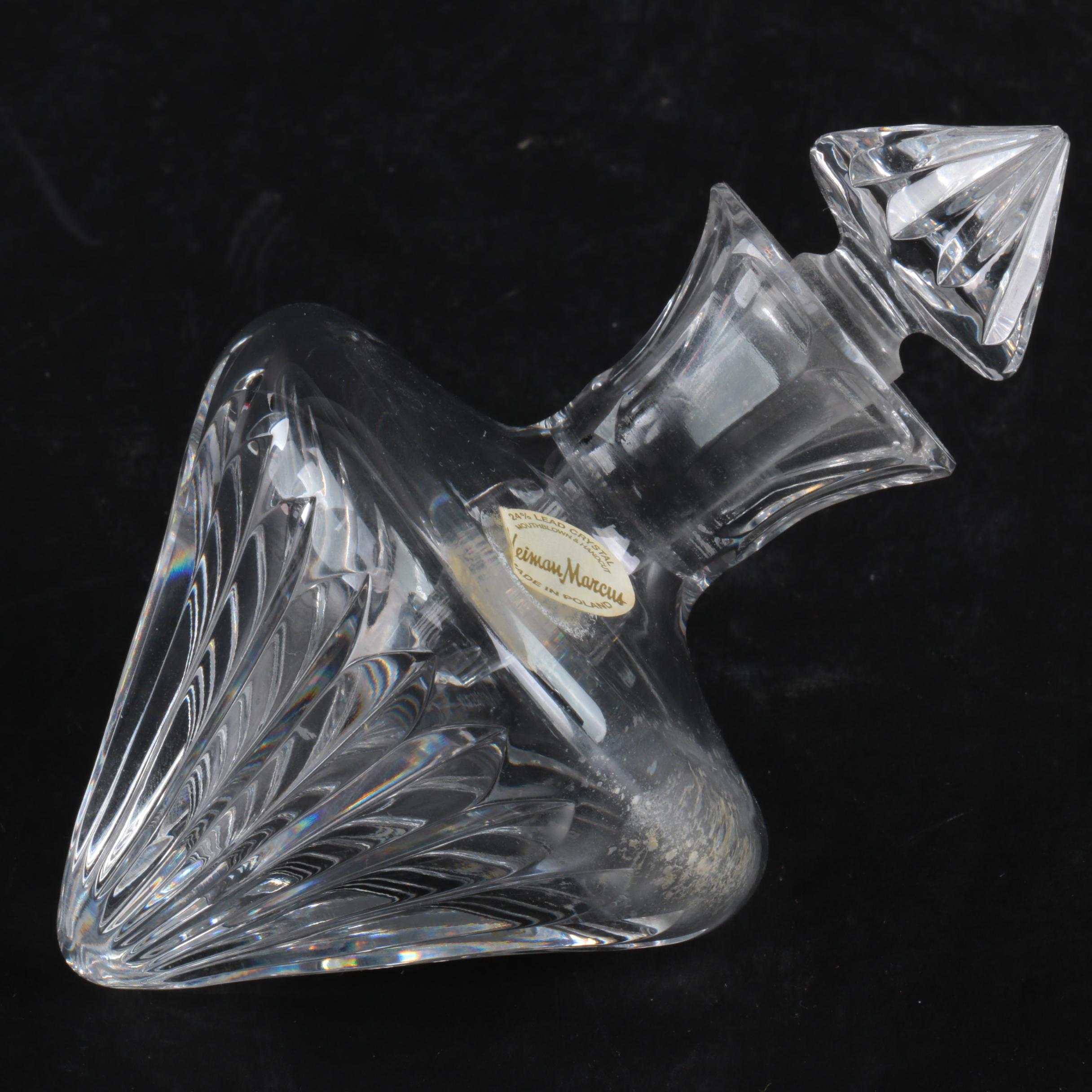 Neiman Marcus Crystal Perfume Bottle