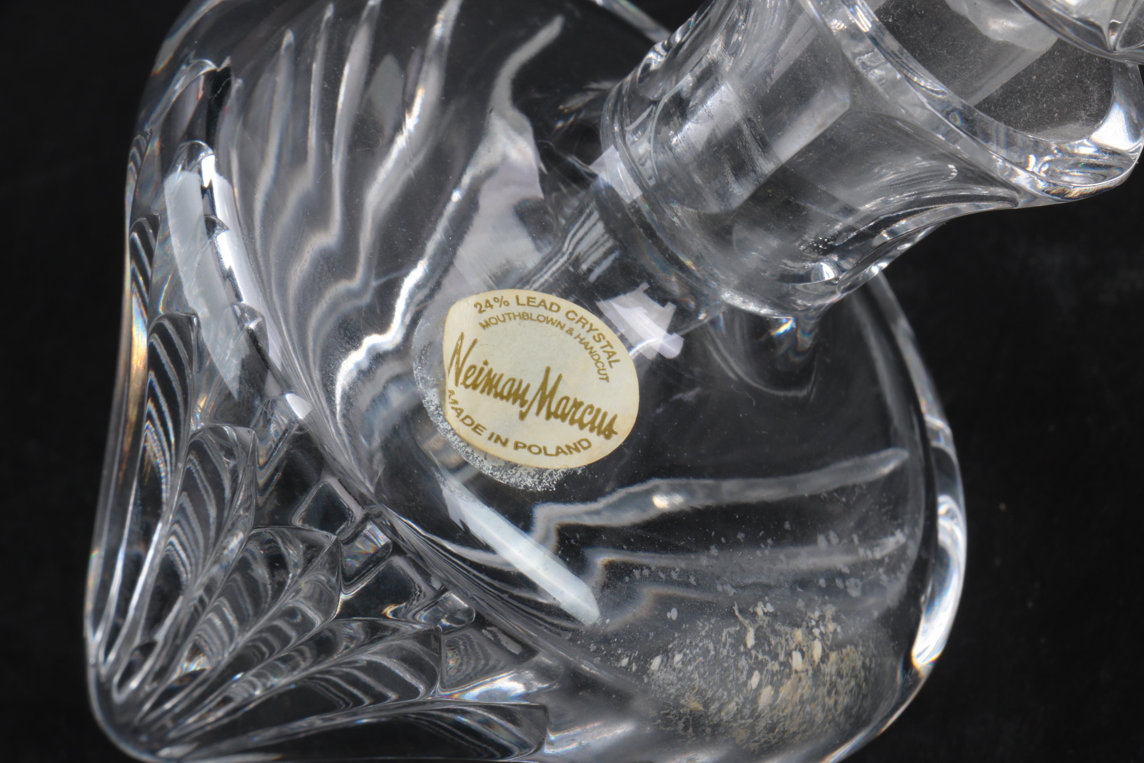 Neiman Marcus Crystal Perfume Bottle