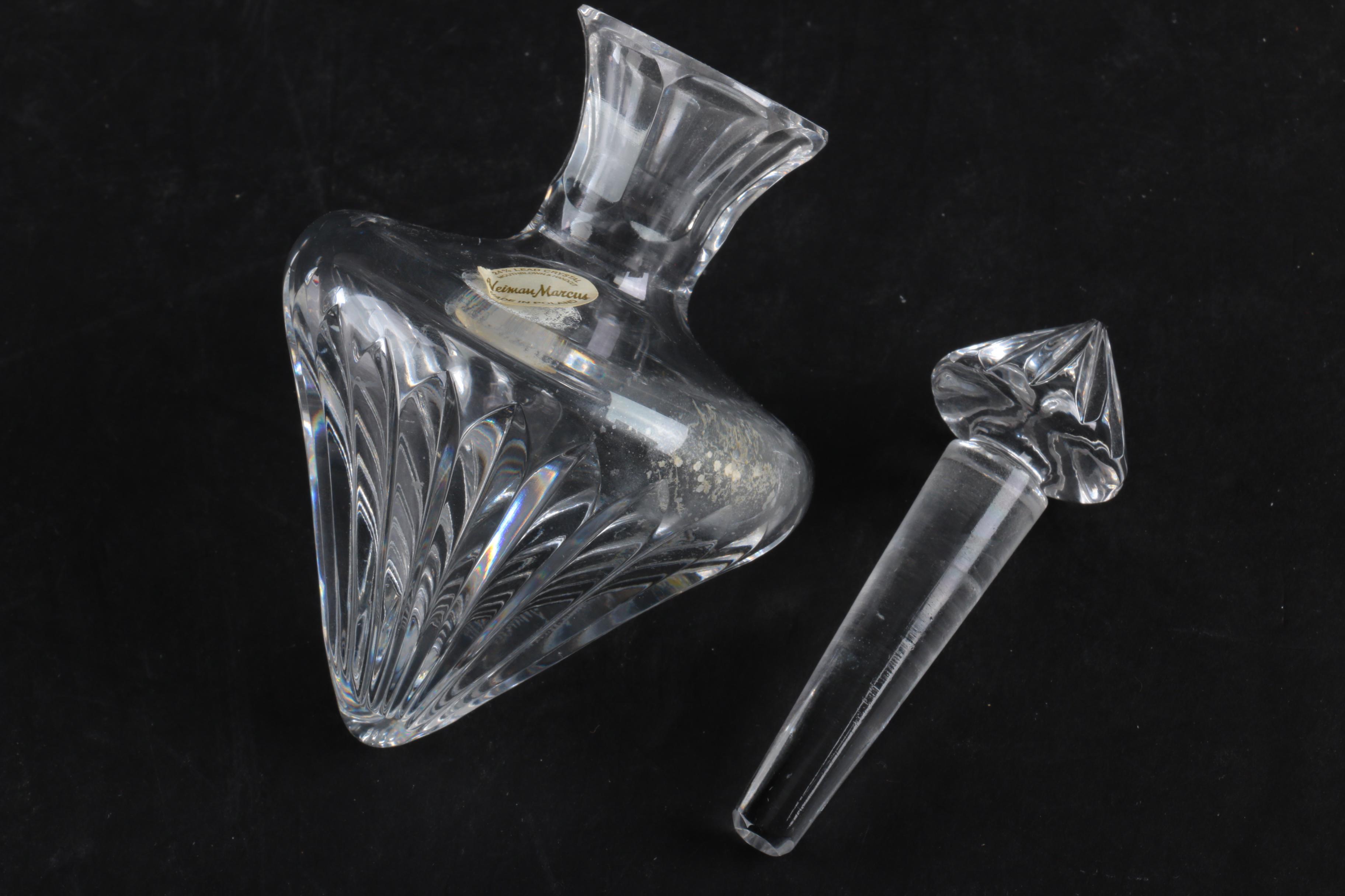 Neiman Marcus Crystal Perfume Bottle