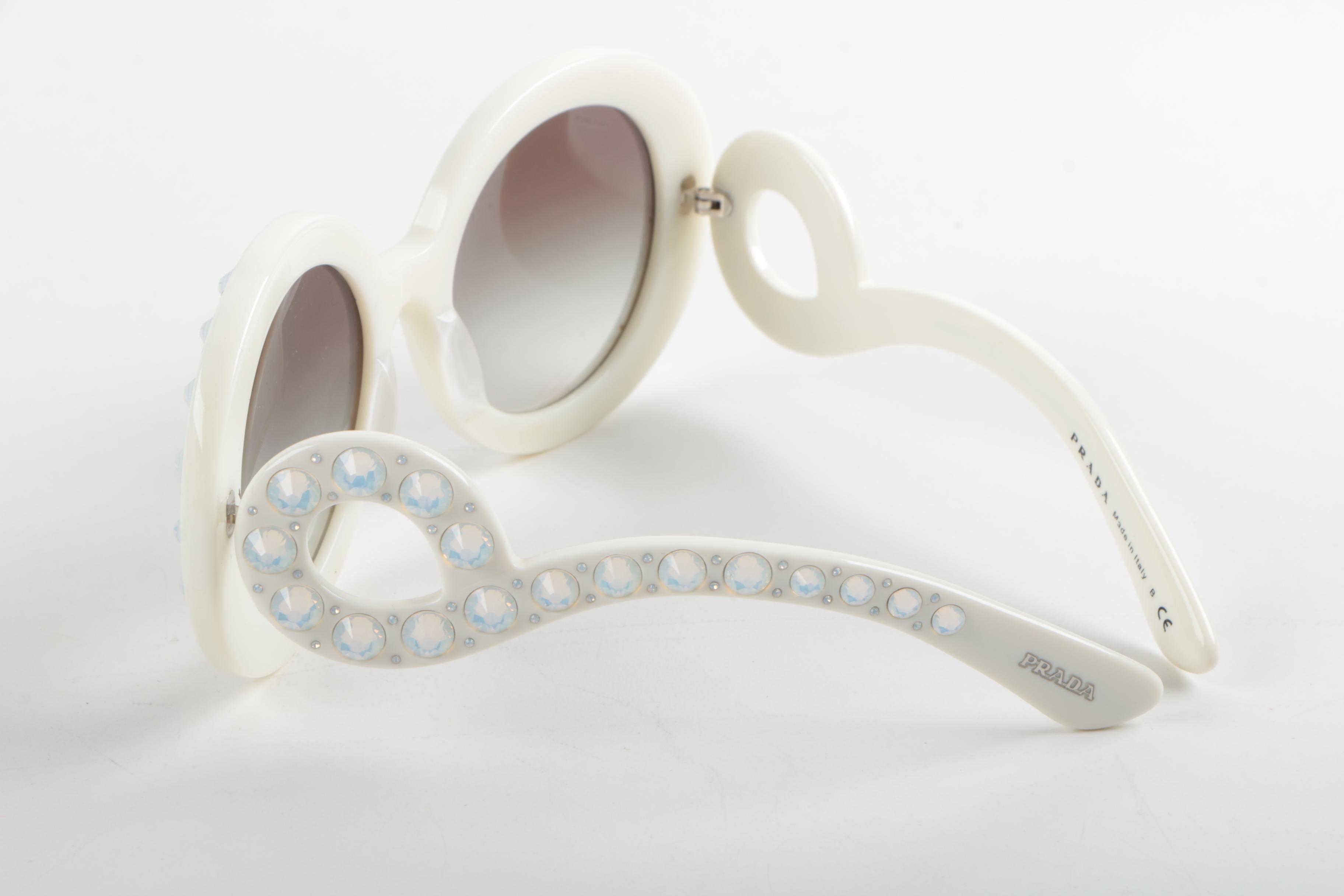 Women's Prada Baroque Sunglasses with Case