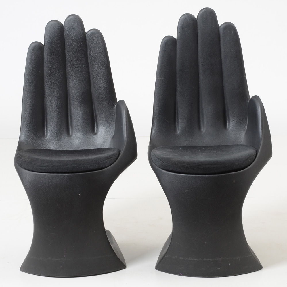 Modern Hand Shaped Chairs by European Touch Ltd.