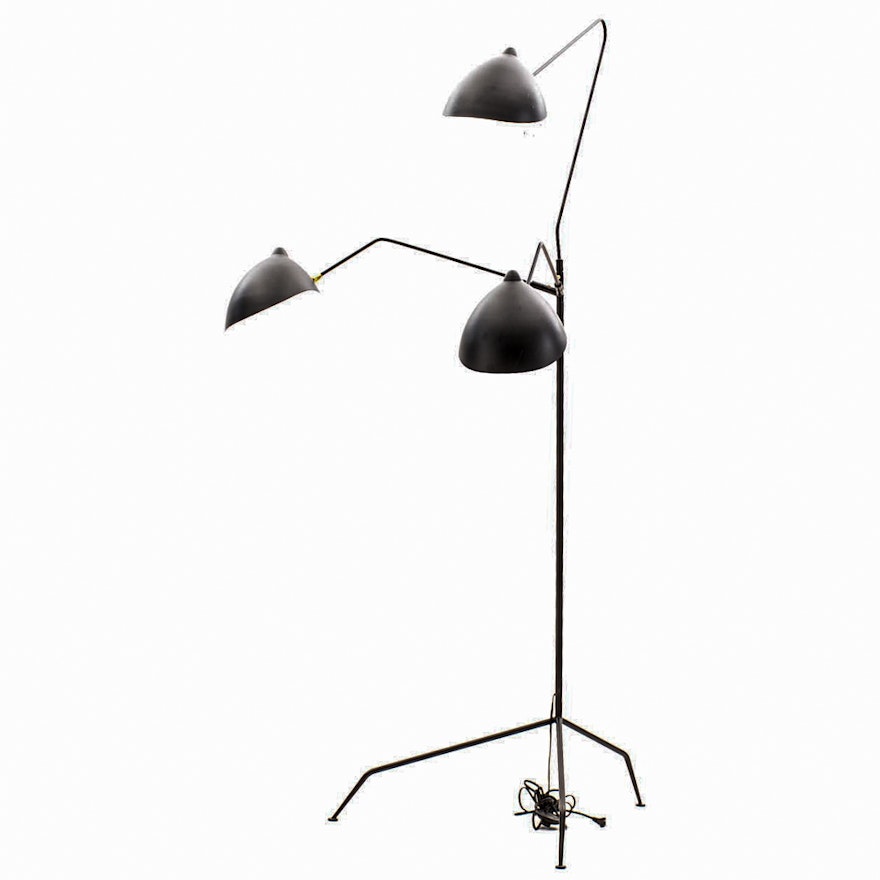 Contemporary Mid Century Modern Style Floor Lamp