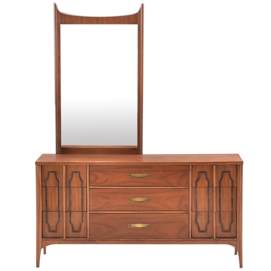 Kent Coffey "Marquee Modern" Dresser and Mirror