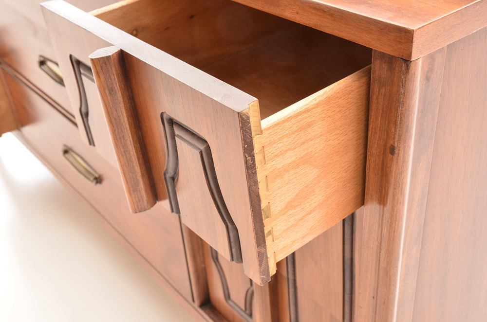Kent Coffey "Marquee Modern" Dresser and Mirror