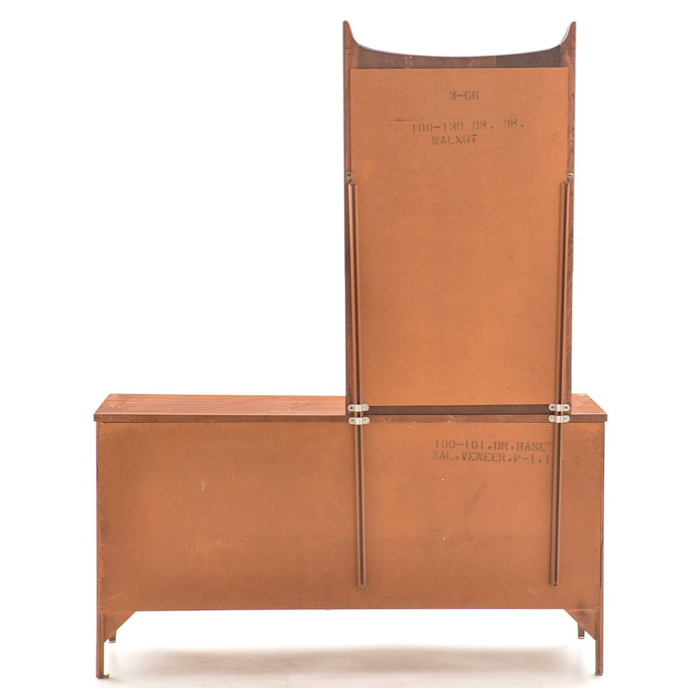 Kent Coffey "Marquee Modern" Dresser and Mirror
