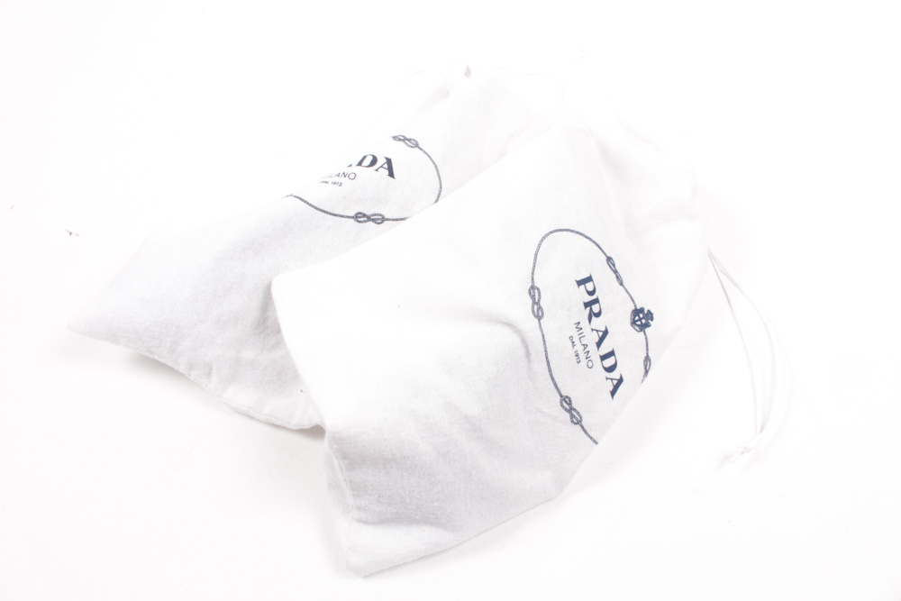 Prada Black Suede Heels