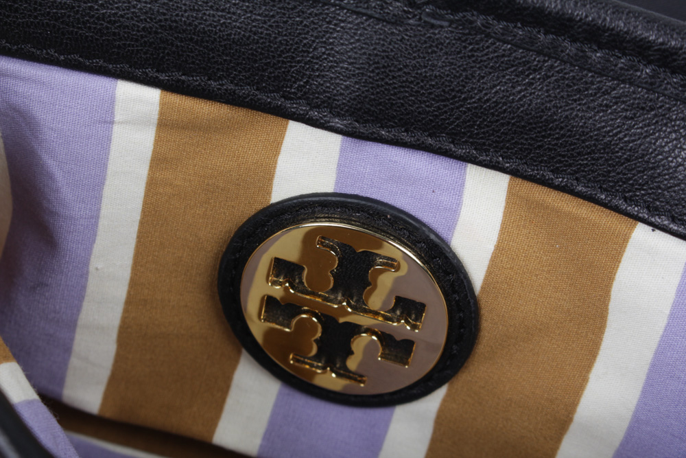 Tory Burch Black Leather Belt Bag