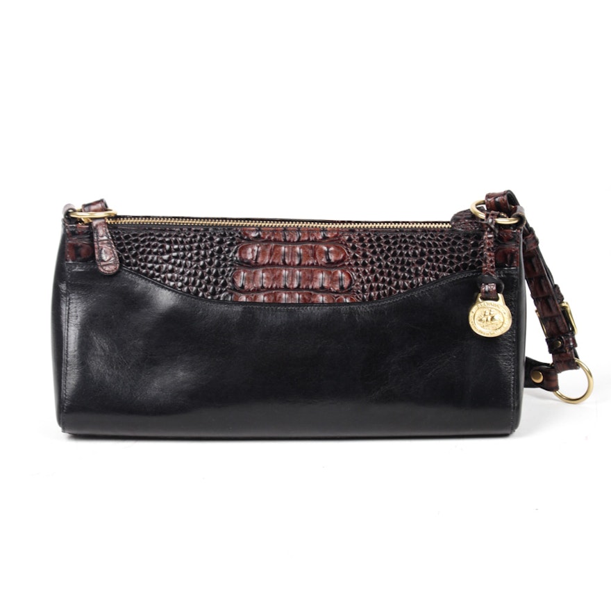 Brahmin Embossed Leather Handbag