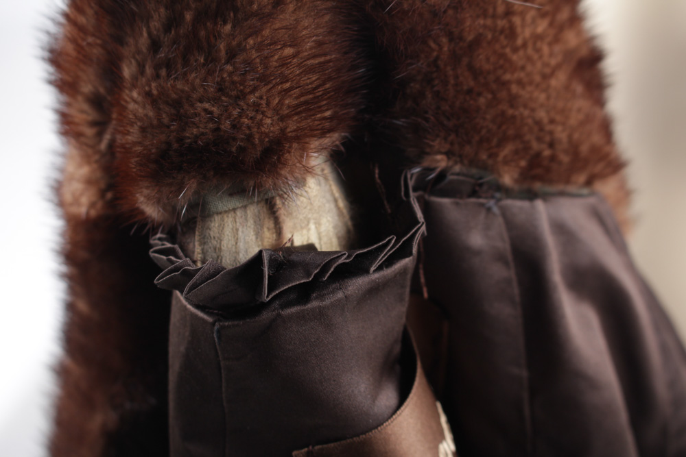 Vintage Mahogany Mink Fur Coat from Arnold Constable