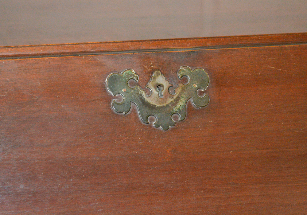 Vintage Colonial Style Mahogany Slant Top Desk