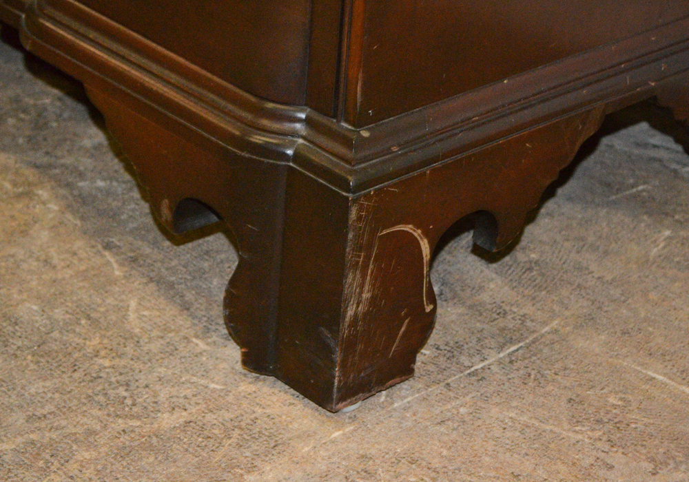 Vintage Colonial Style Mahogany Slant Top Desk