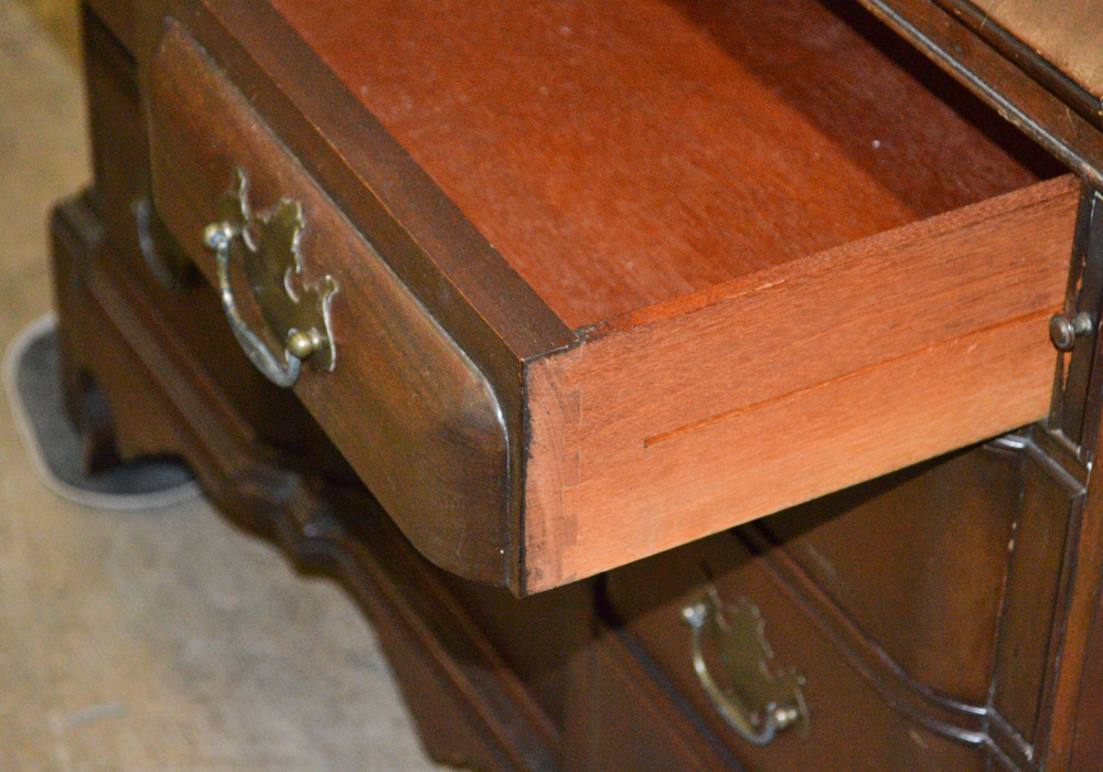 Vintage Colonial Style Mahogany Slant Top Desk