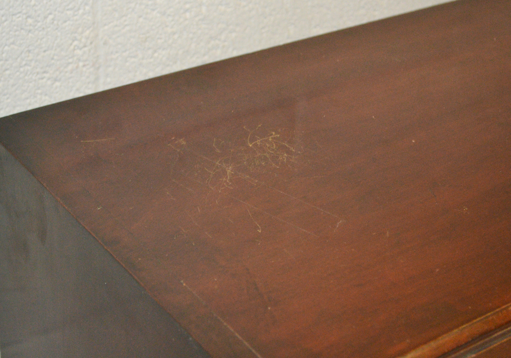 Vintage Colonial Style Mahogany Slant Top Desk