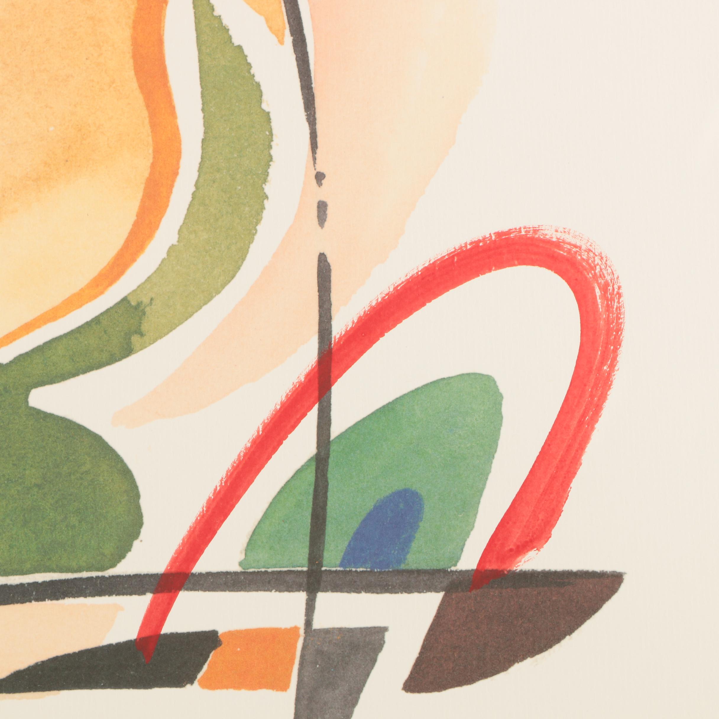 Alfred Gockel Embellished Offset Lithograph on Paper