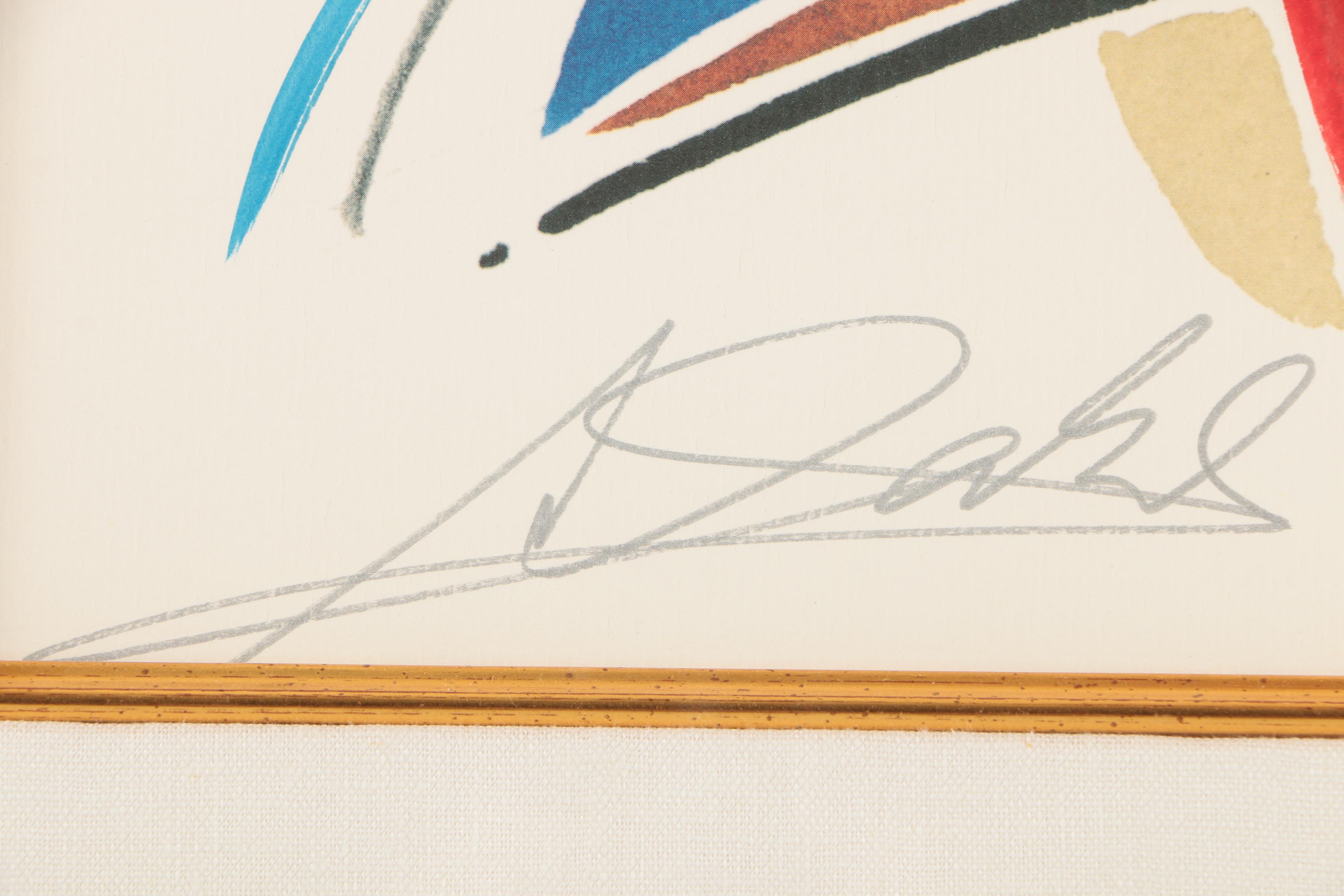 Alfred Gockel Embellished Offset Lithograph on Paper