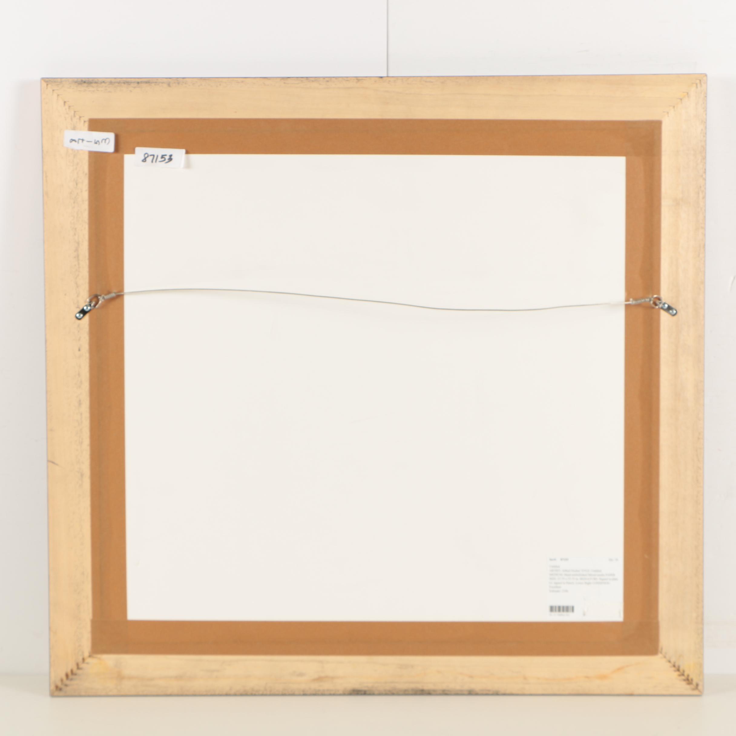 Alfred Gockel Embellished Offset Lithograph on Paper