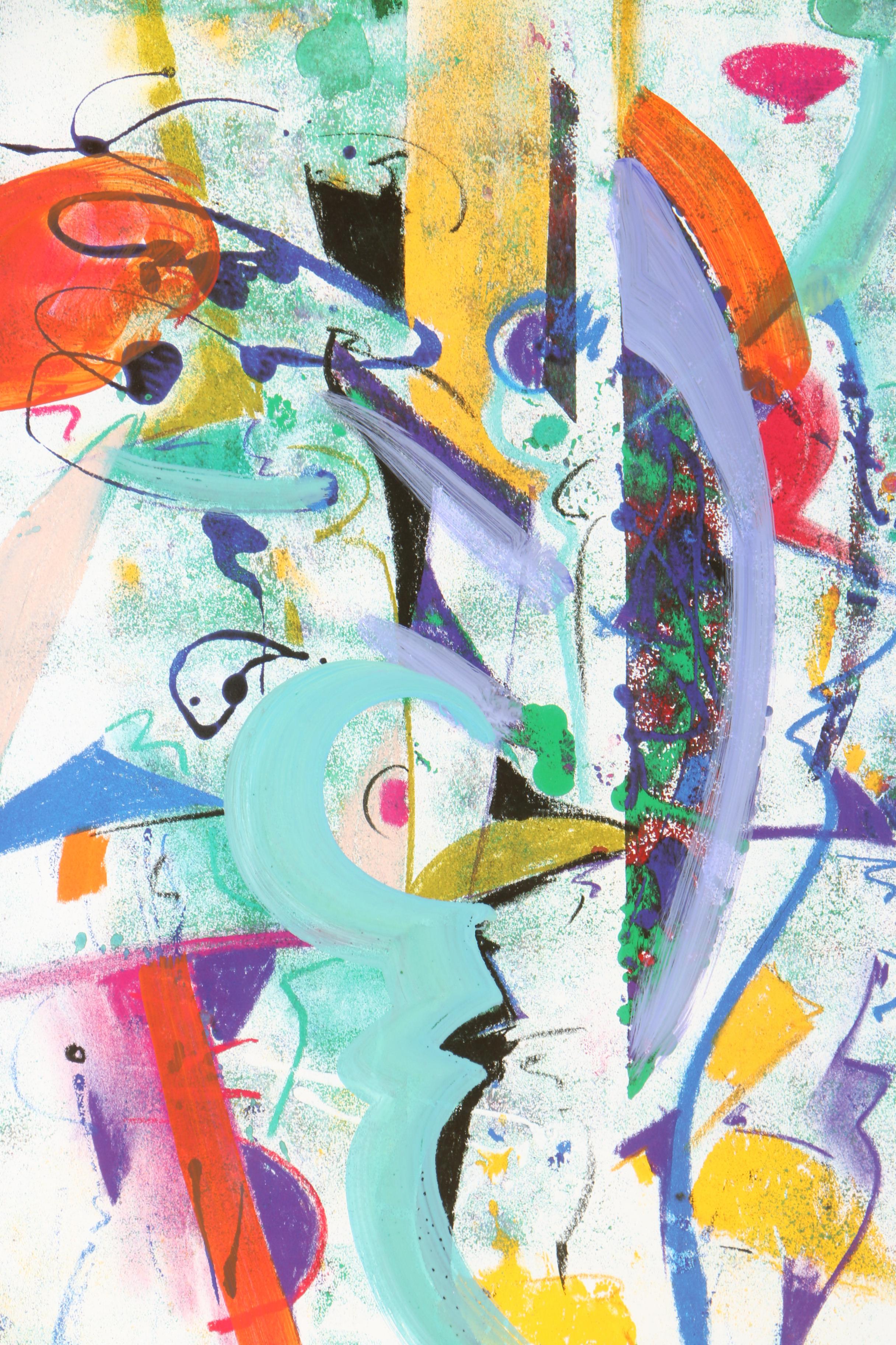 Hand-Embellished Offset Lithograph After Alfred Gockel