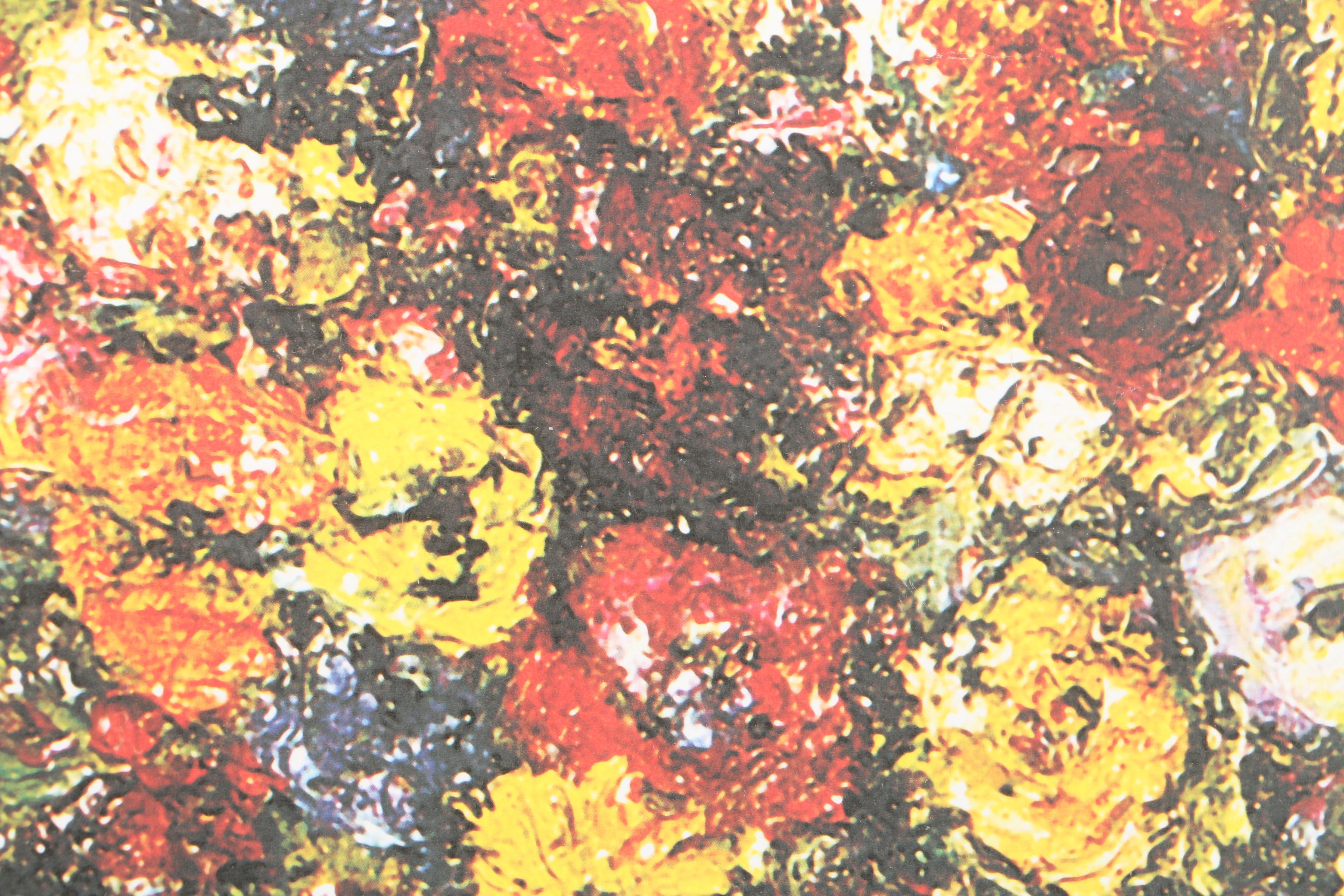 Duaiv Limited Edition Offset Lithograph on Paper "Flowers"