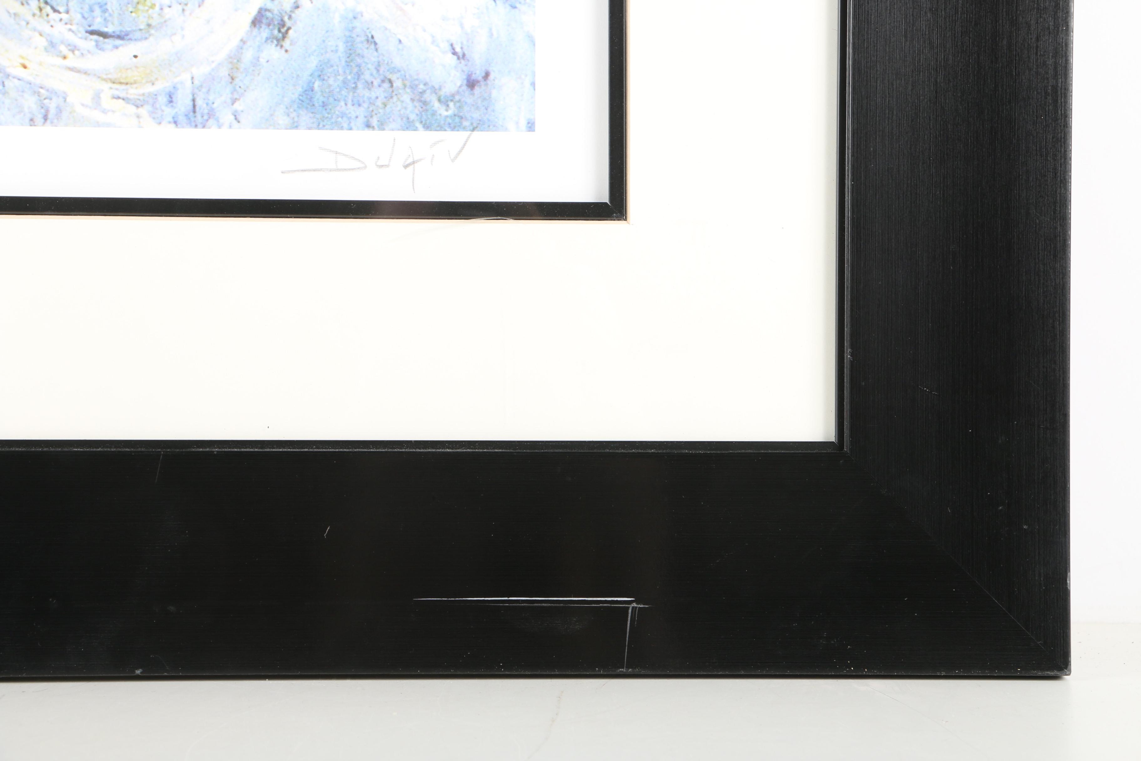 Duaiv Limited Edition Offset Lithograph on Paper "Flowers"