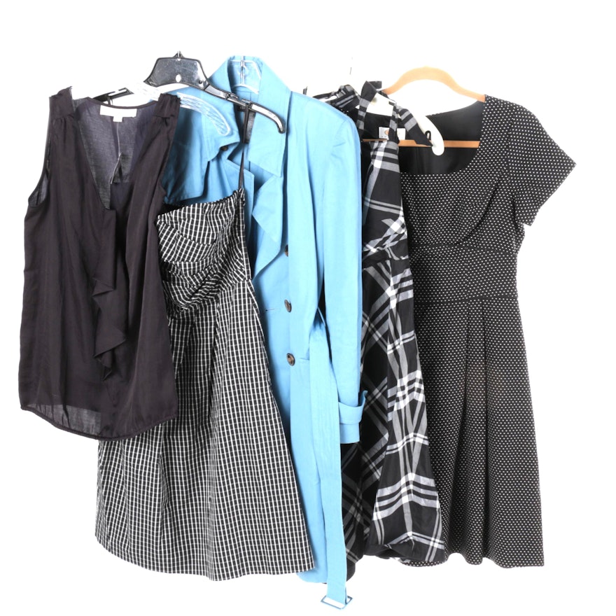 Women's Dresses, Coat and Blouse Including Ann Taylor Loft and Kenneth Cole