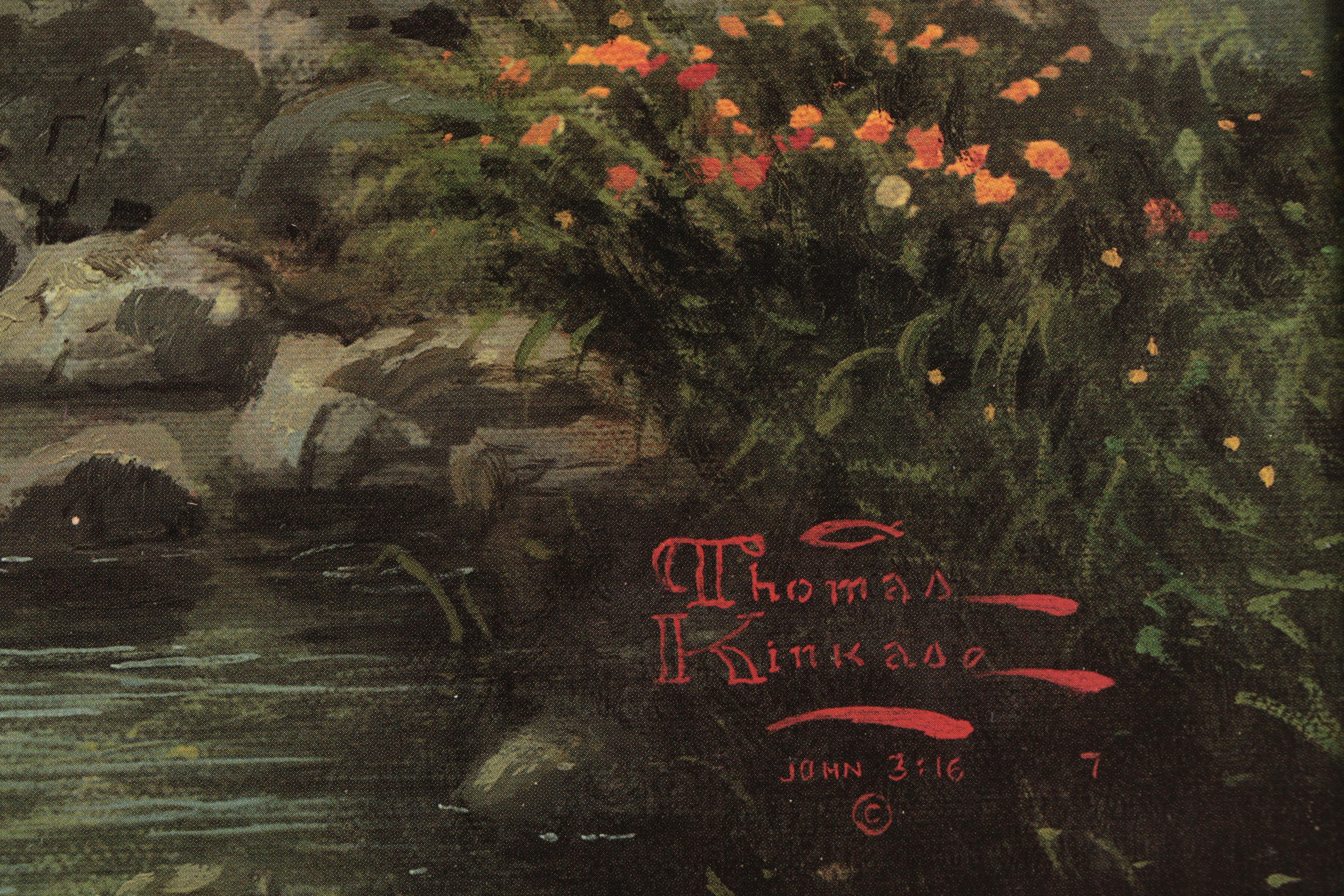 Thomas Kinkade Limited Edition Offset Lithograph "Mountain Retreat"