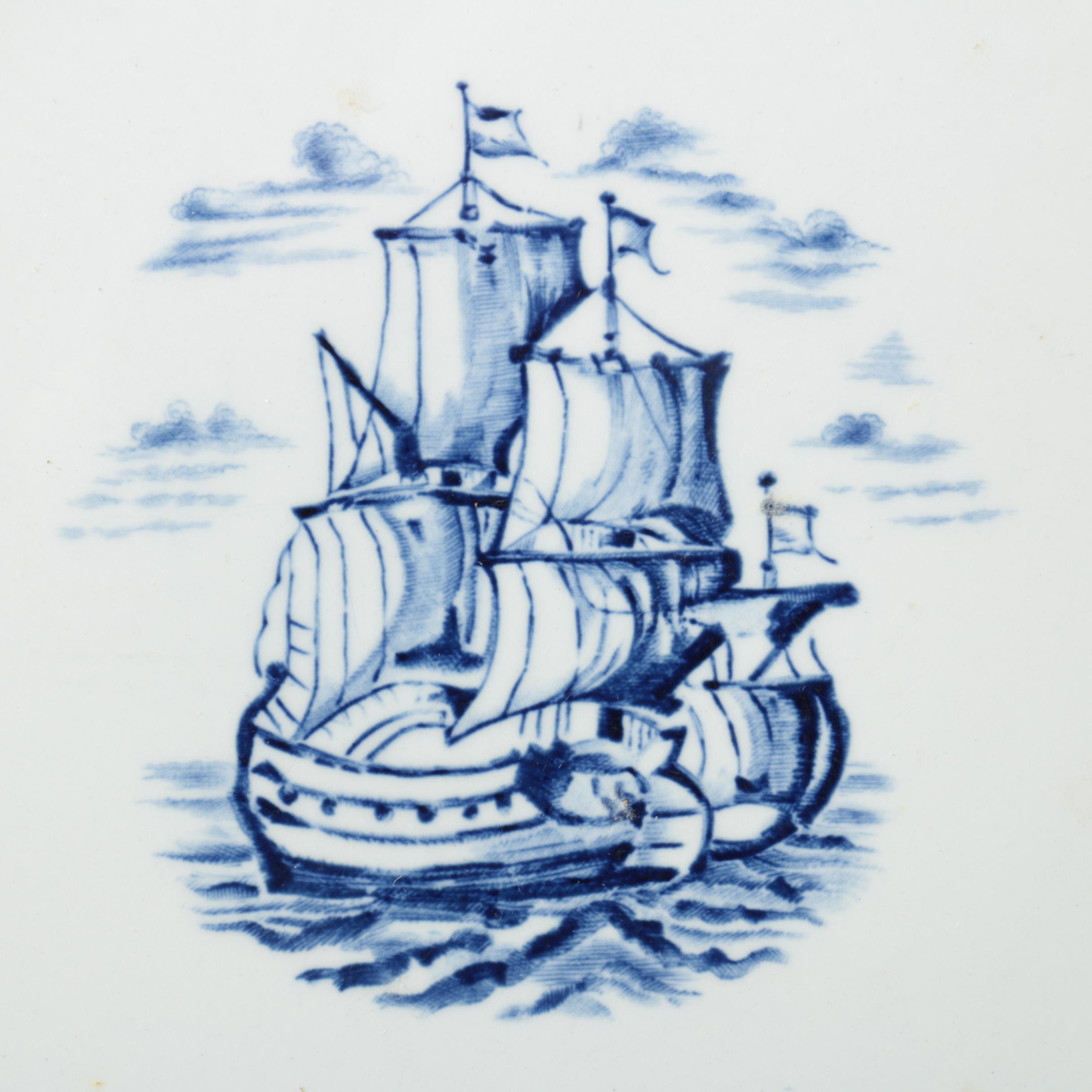 Delft Style Tableware Including Johnson Brothers