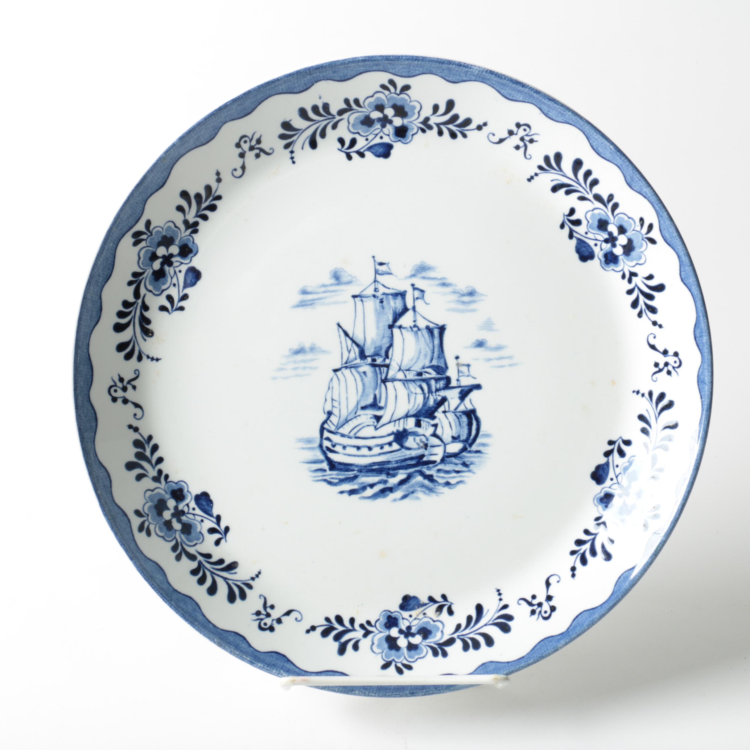 Delft Style Tableware Including Johnson Brothers