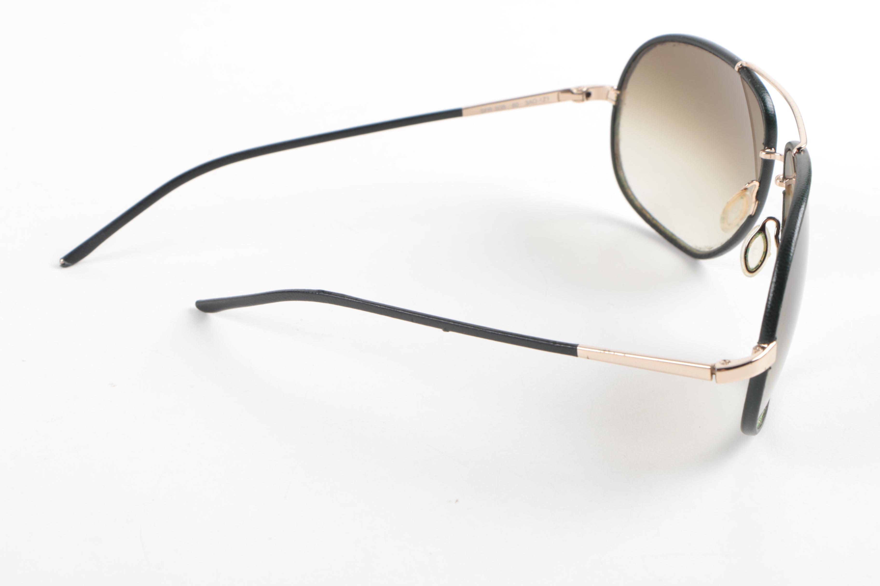 1990 Vintage Prada SPR 50B Aviator Sunglasses