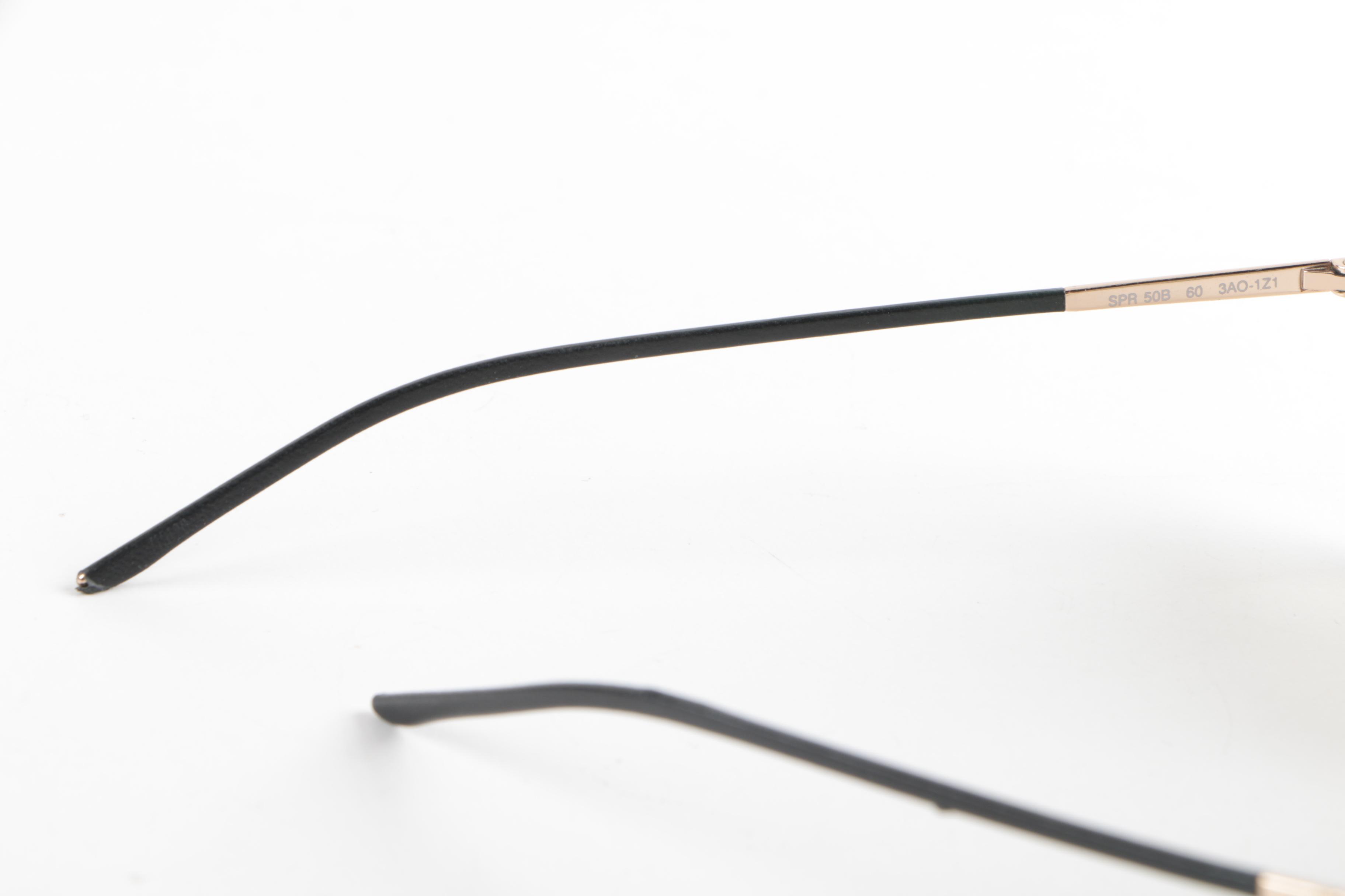 1990 Vintage Prada SPR 50B Aviator Sunglasses