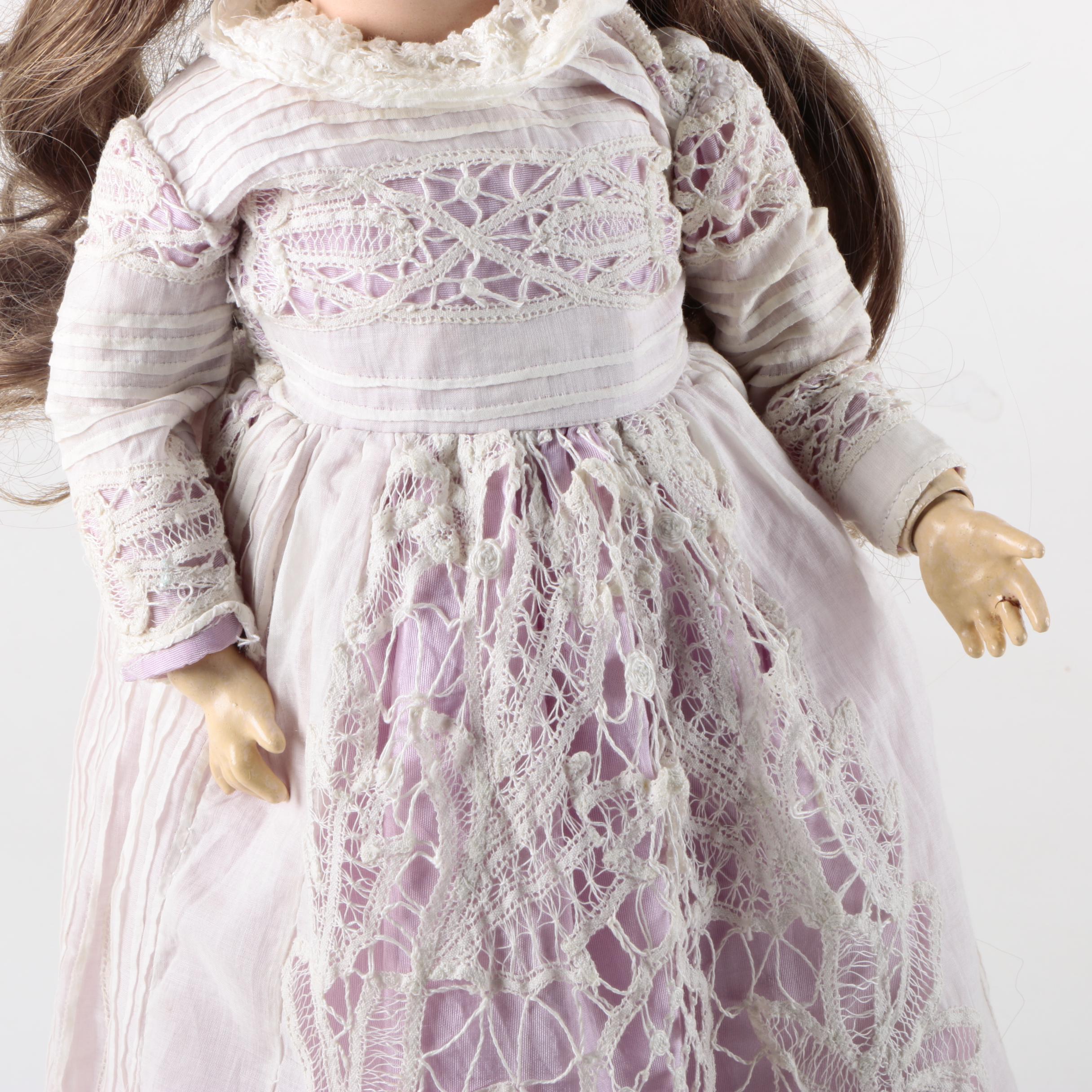 SFBJ Porcelain and Composition Doll