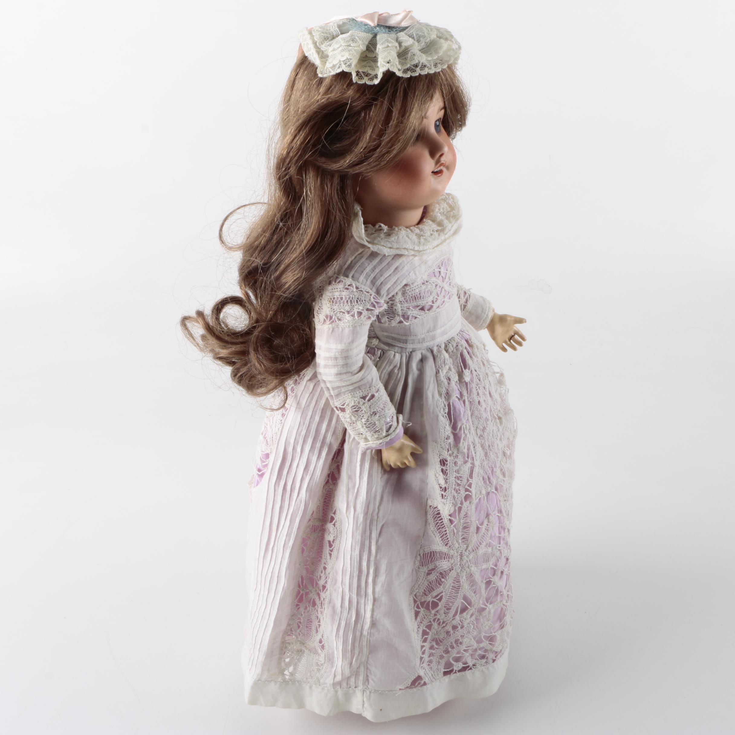 SFBJ Porcelain and Composition Doll