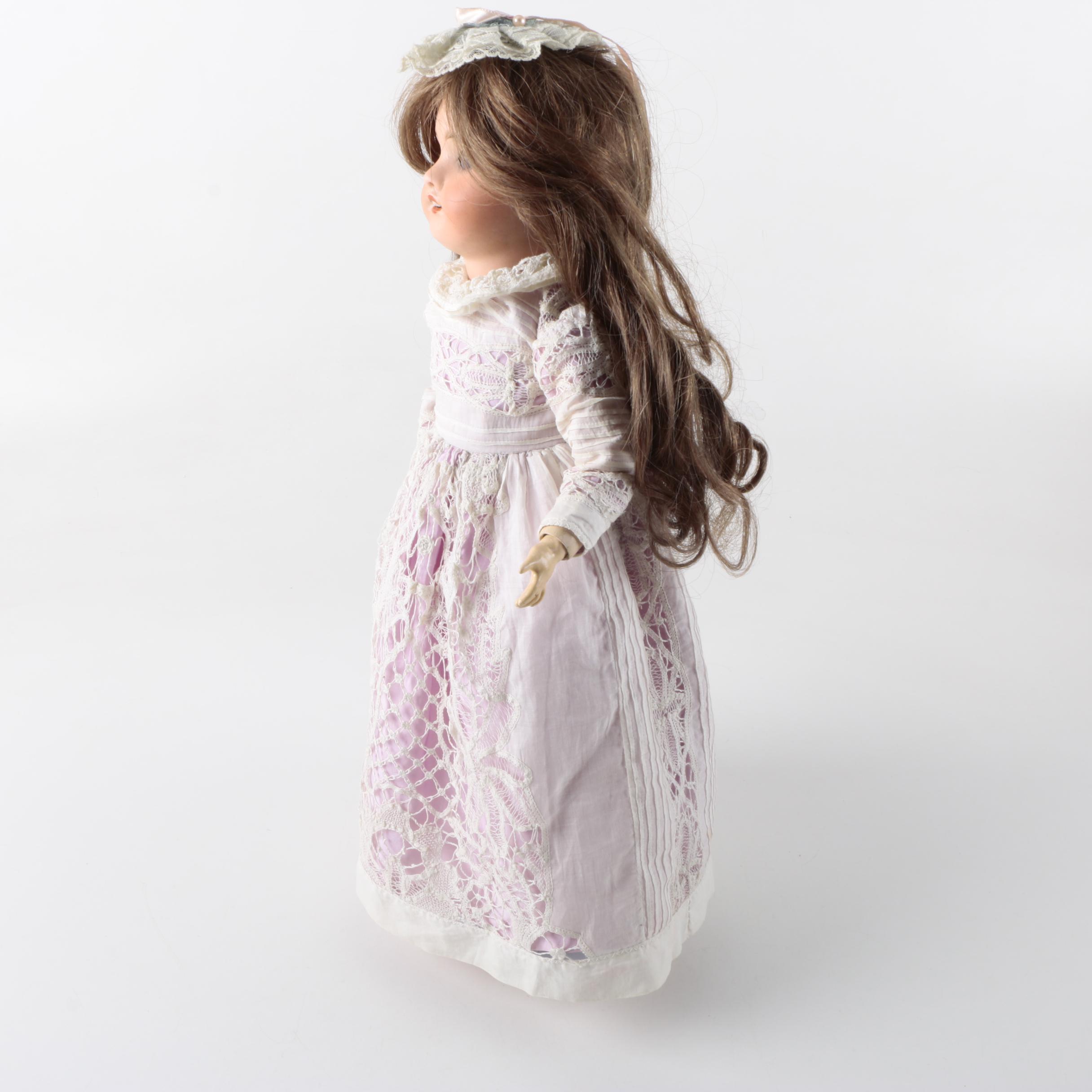 SFBJ Porcelain and Composition Doll